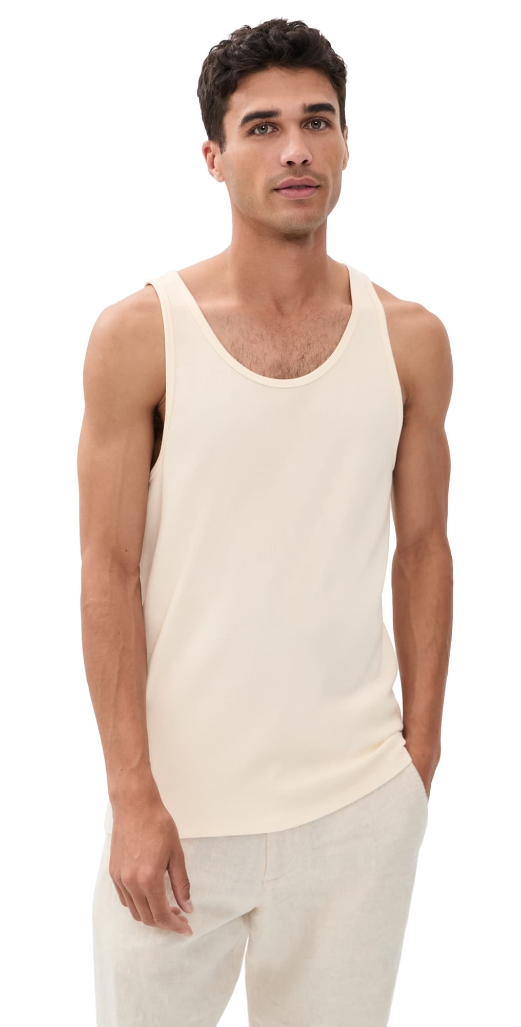Marine Layer Carter Rib Tank White