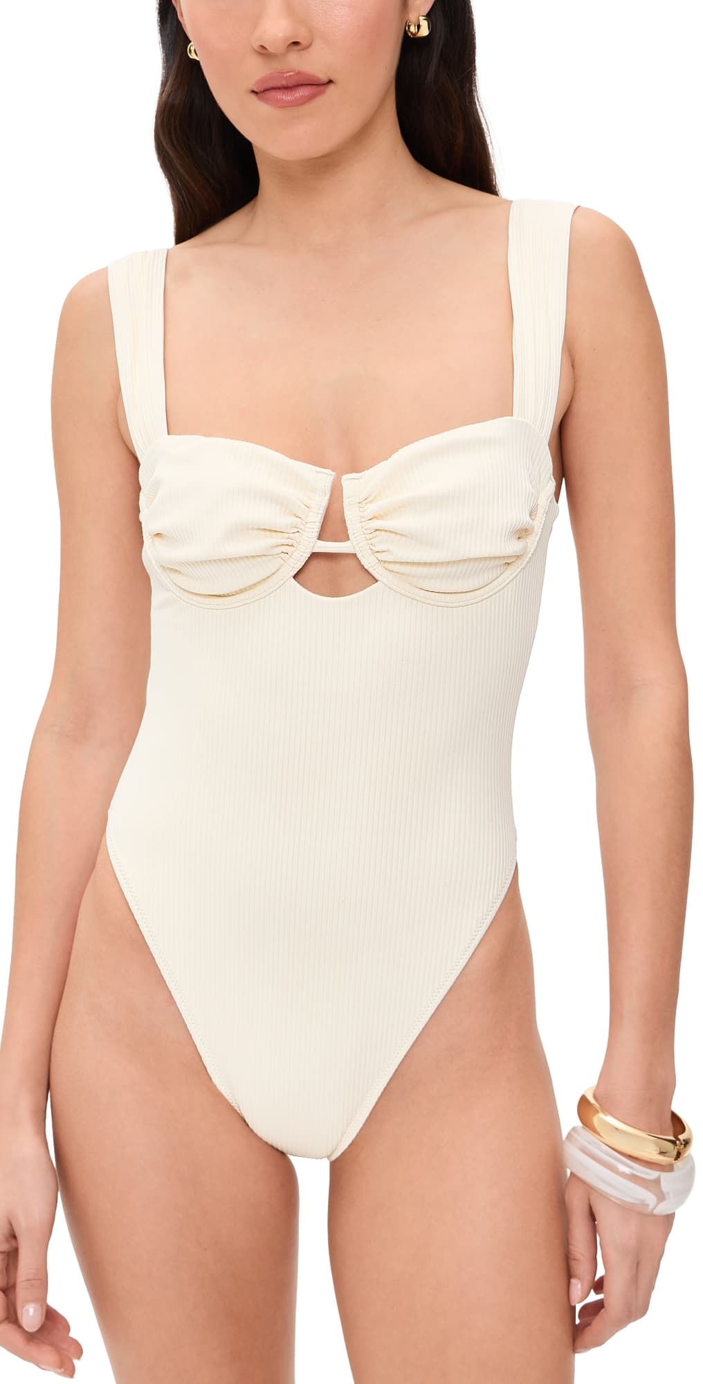 Montce Ribbed One Piece Cream Rib