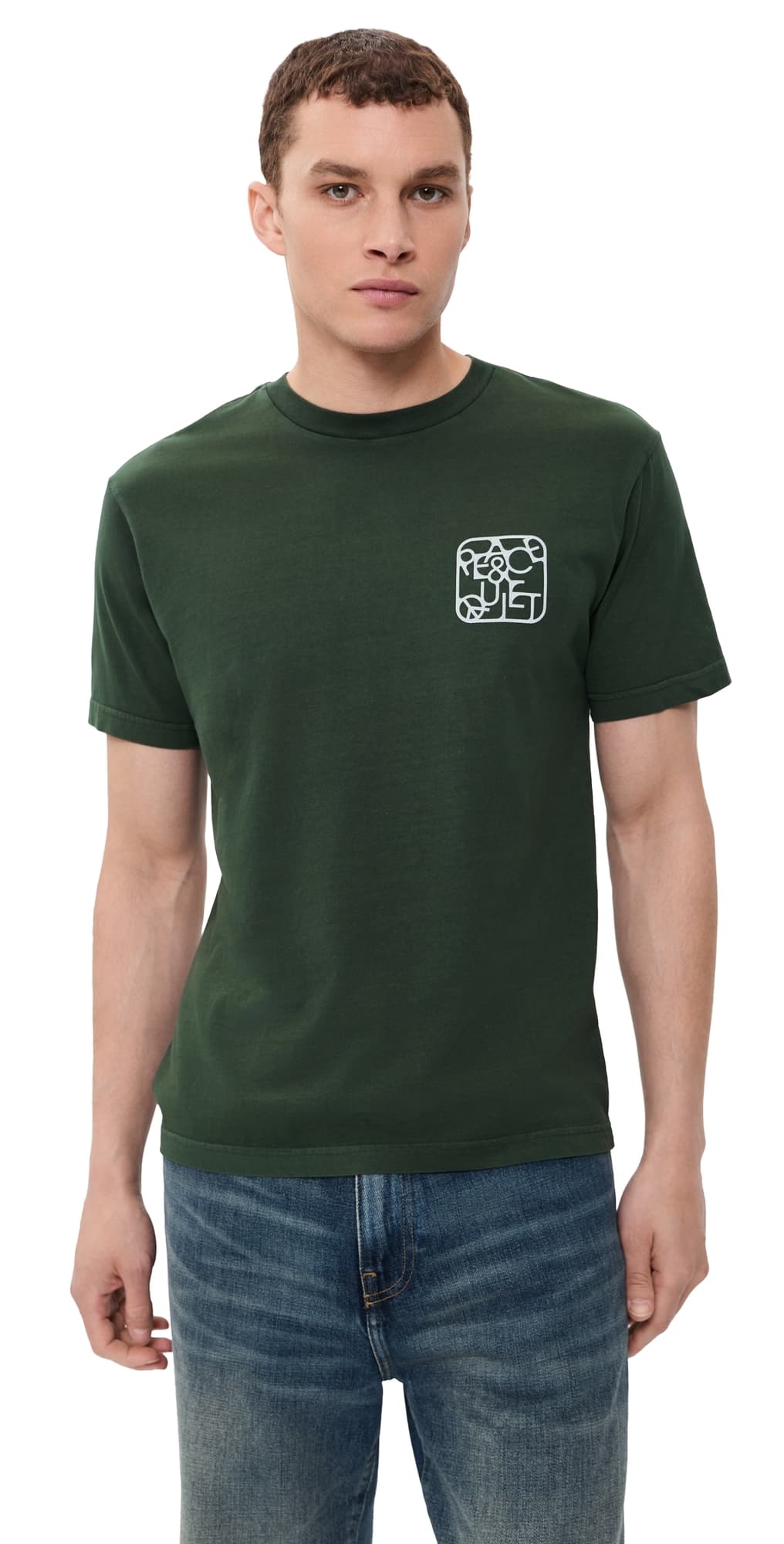Museum of Peace and Quiet Scramble T-Shirt Forest