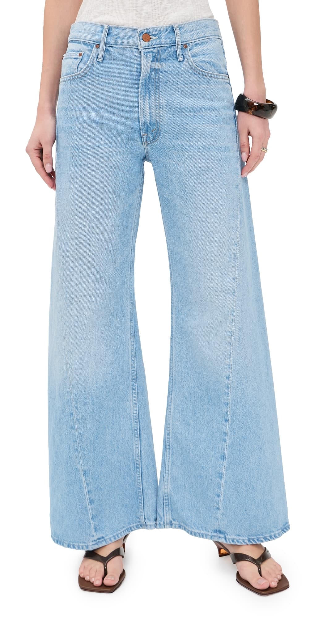 MOTHER The Lemon Twist Sneak Jeans Munchies