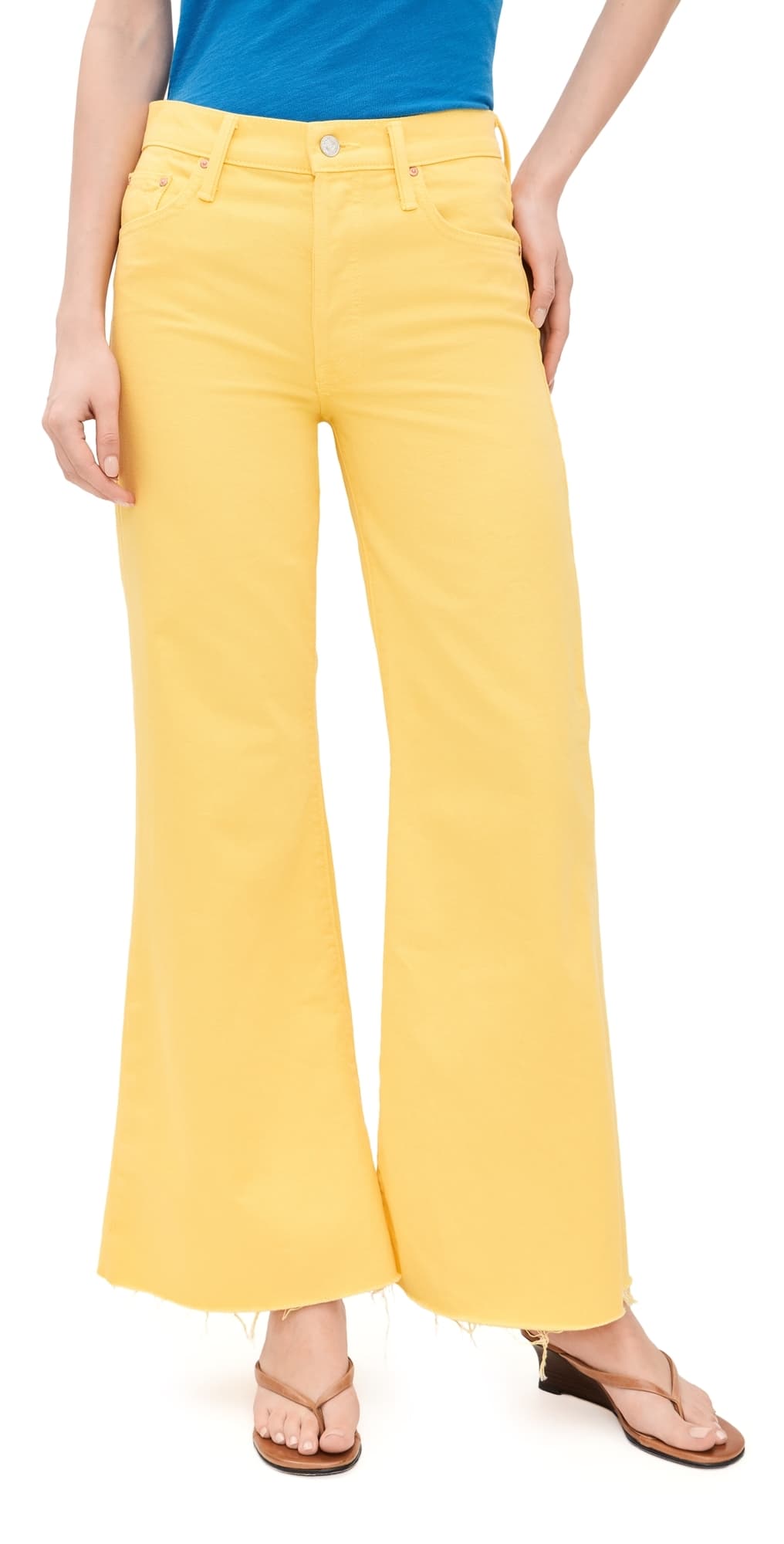MOTHER The Tomcat Roller Fray Jeans Sunshine