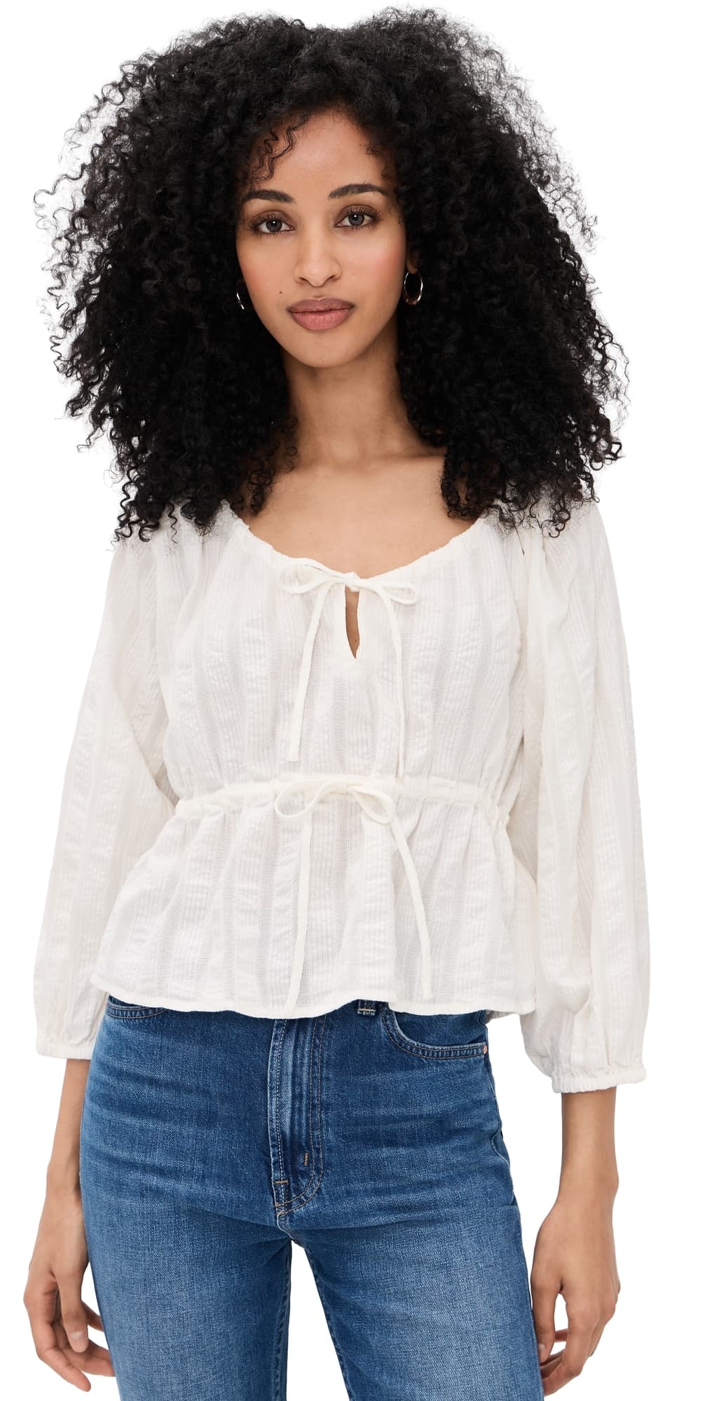 MOTHER The Love Child Top White