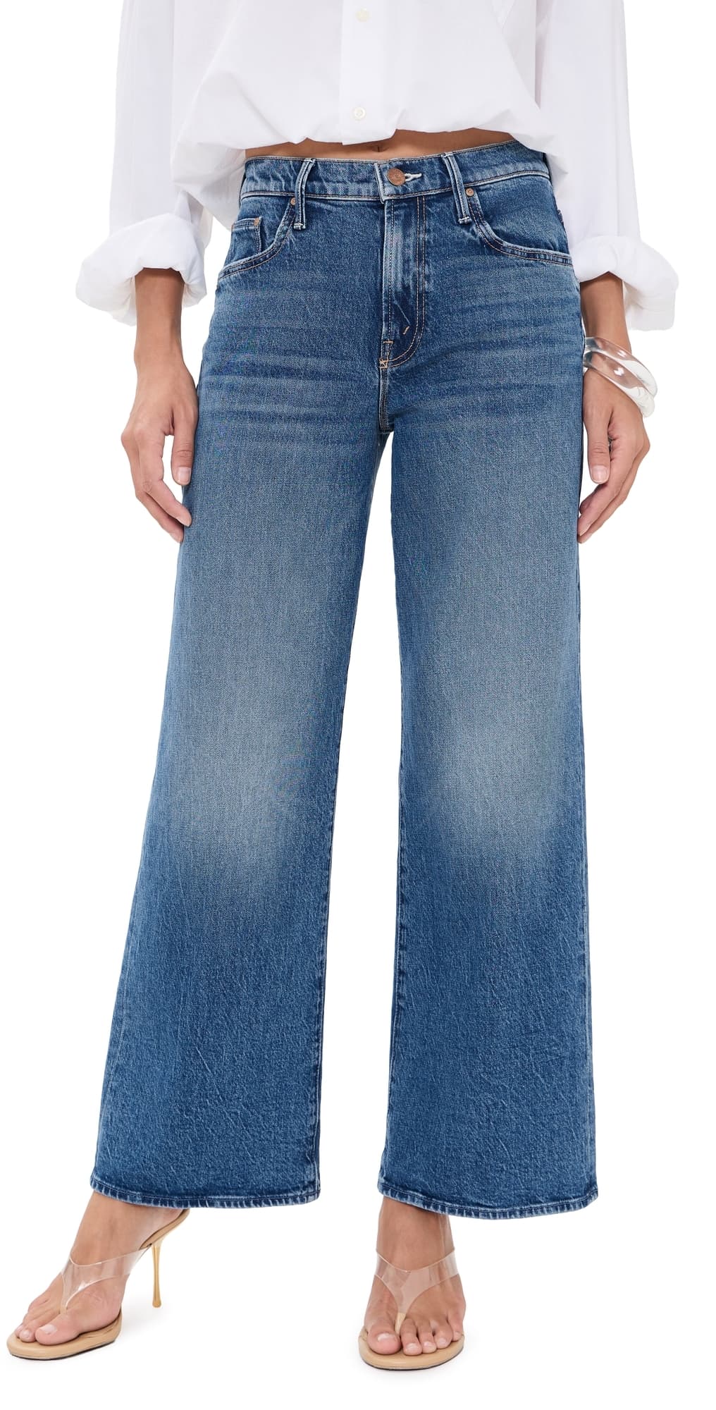 MOTHER The Mid Rise Maven Flood Jeans Thrill Seeker