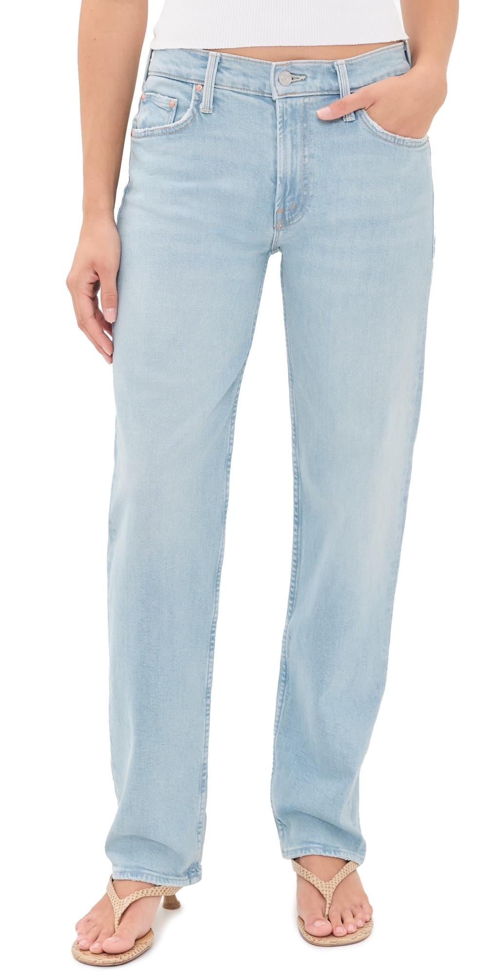 MOTHER The Newbie Skimp Jeans Go Long