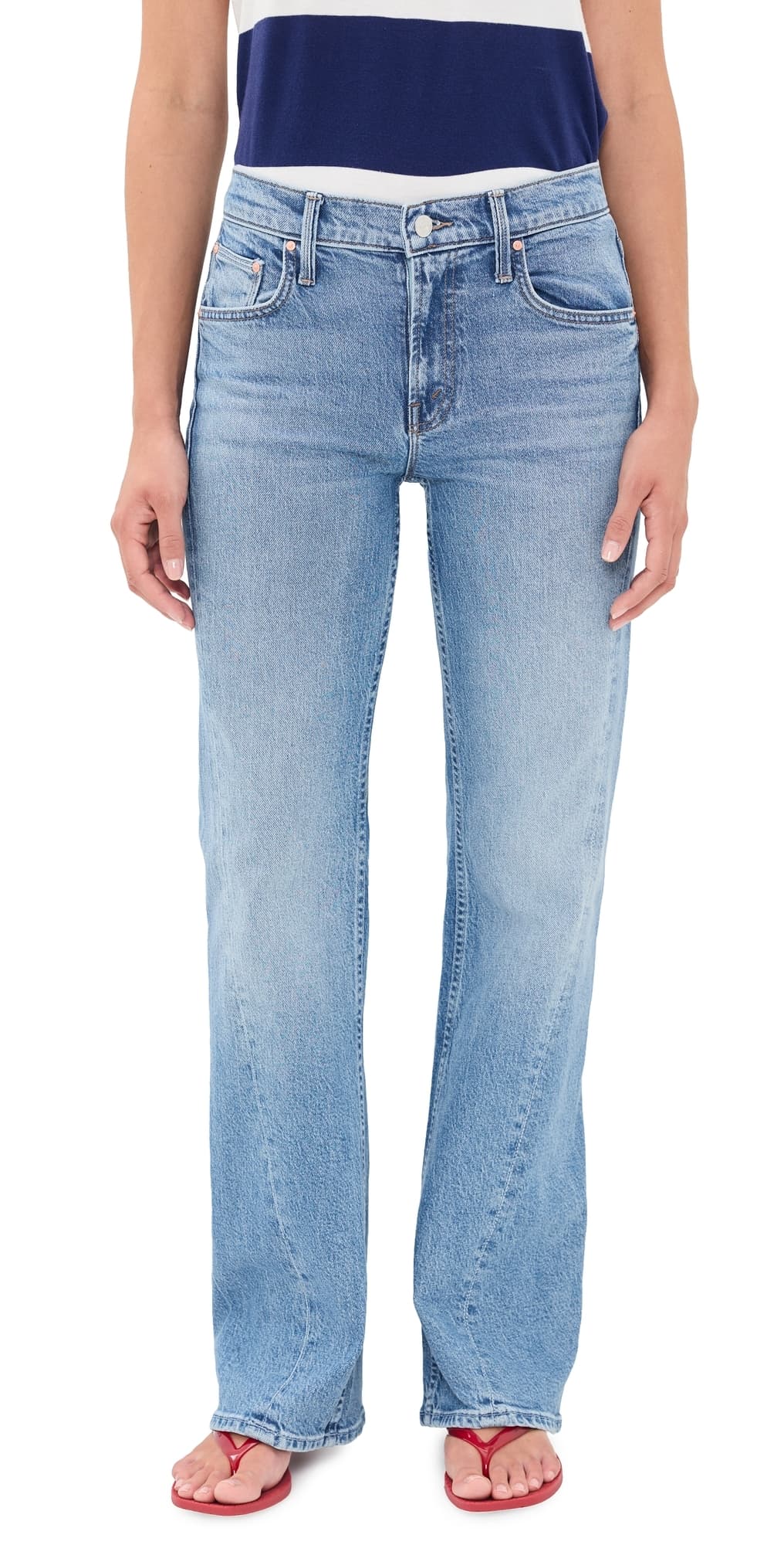 MOTHER The Bookie Twist Skimp Jeans Just An Animal