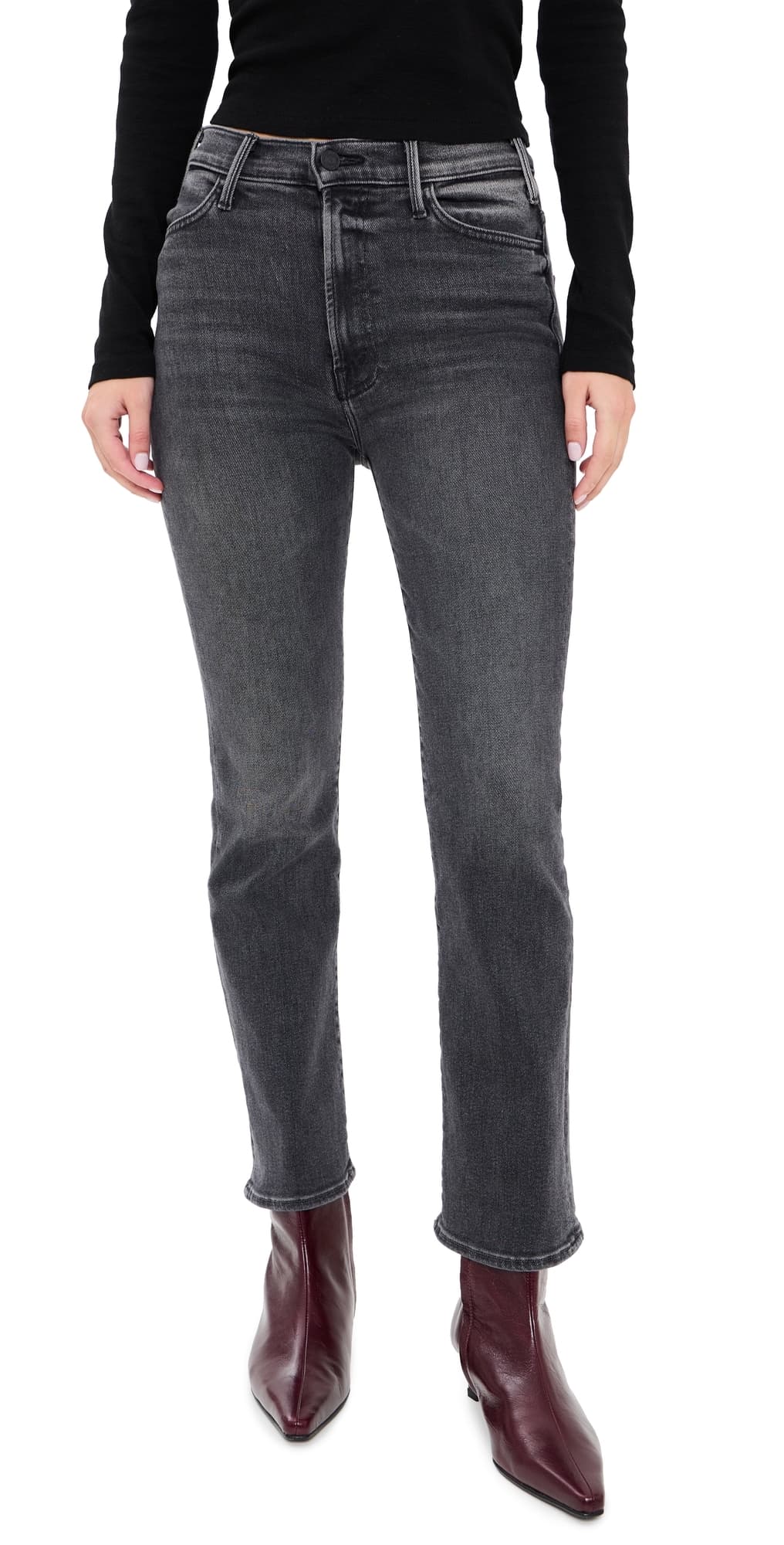MOTHER The Hustler Ankle Jeans Can You Call My Phone