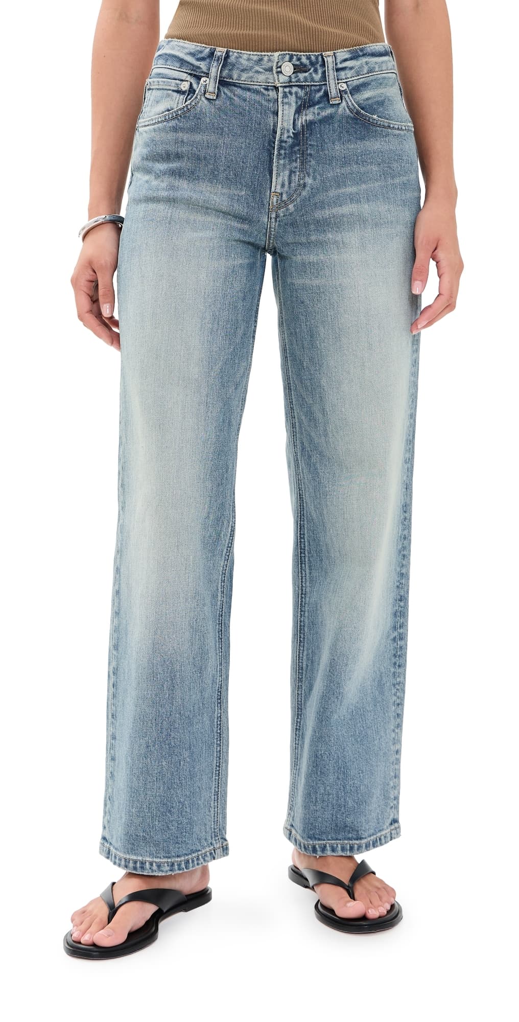 MOUSSY VINTAGE Idabel Straight Jeans Light Blue