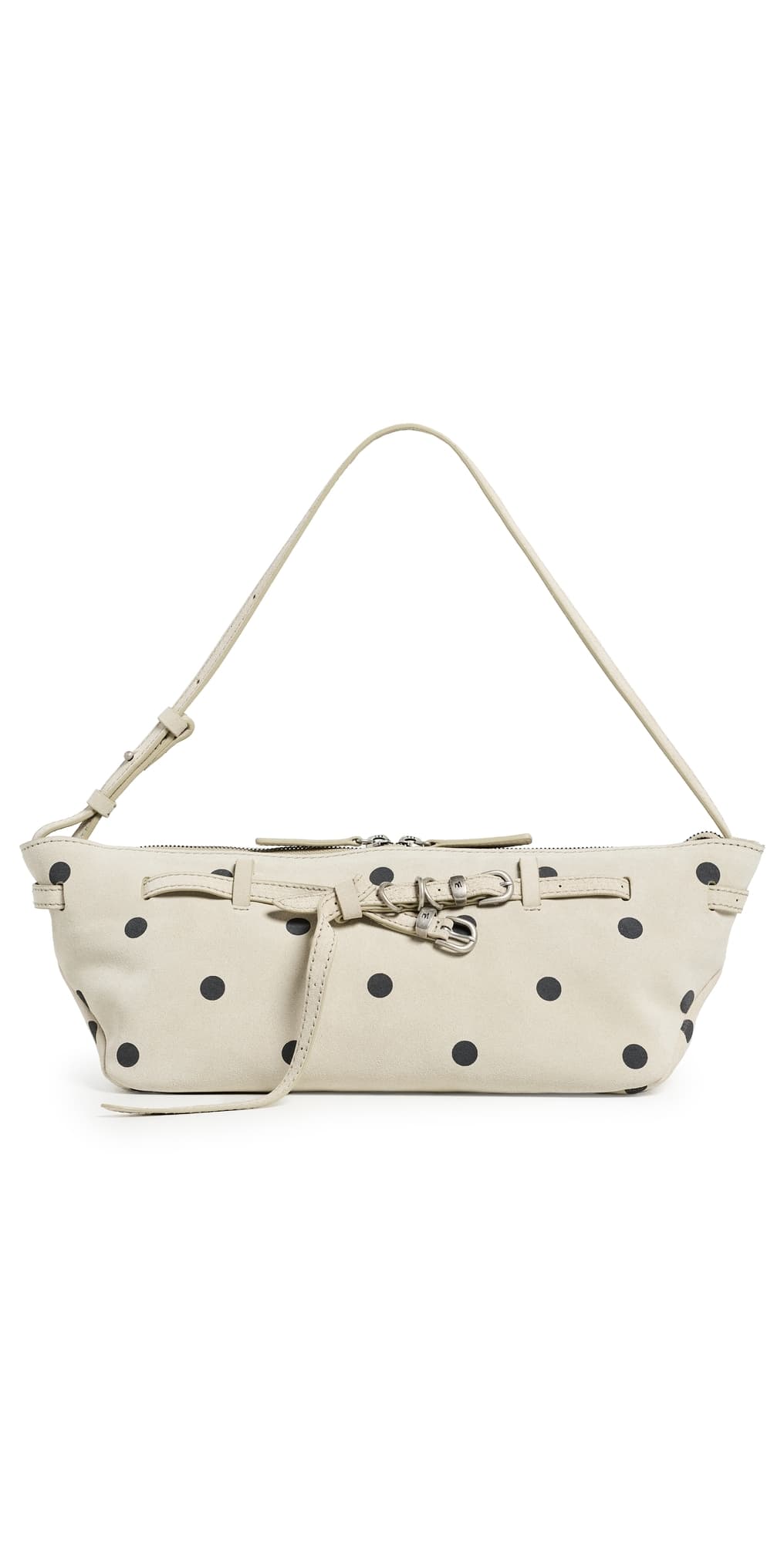 Marge Sherwood Grandma Used Sling Shoulder Bag Blond Wood Printed Suede · One Size