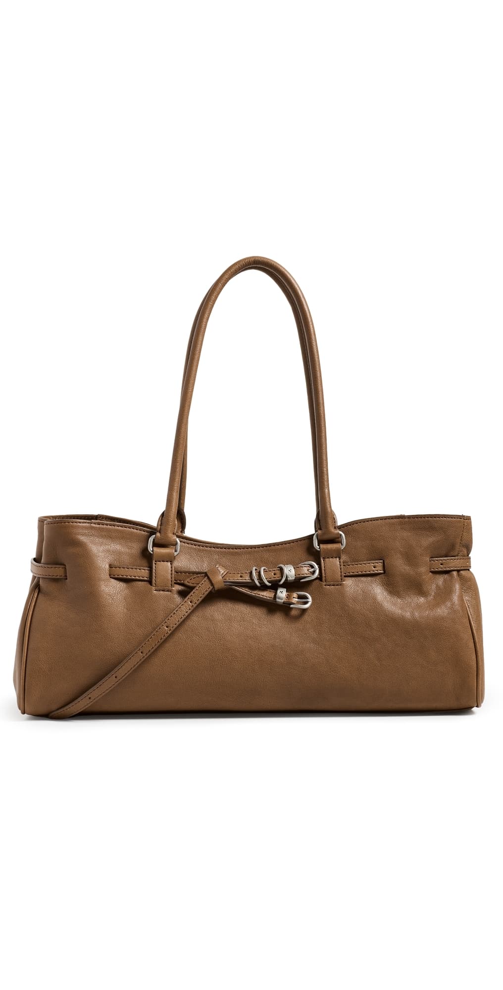 Marge Sherwood Soft Grandma Shoulder Bag Vintage Camel Washed Nappa