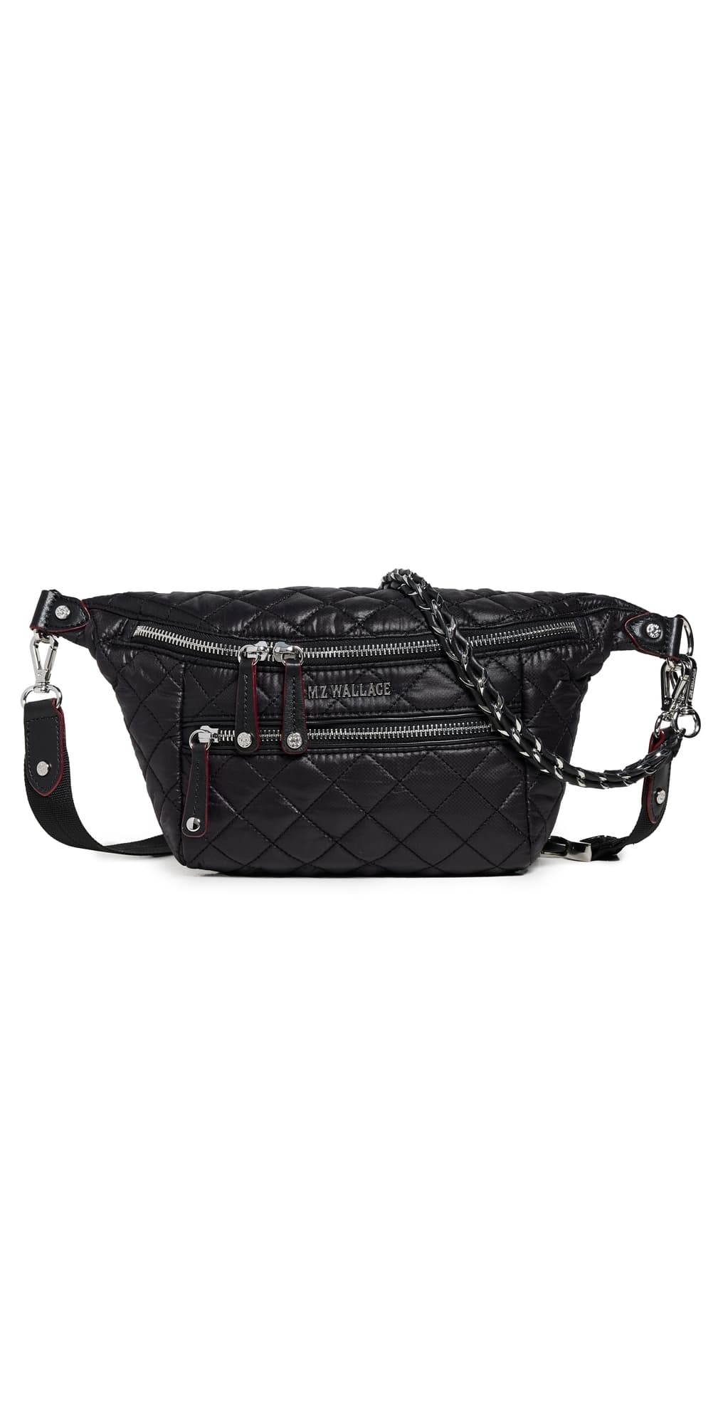 MZ Wallace Small Crosby Sling Bag Black