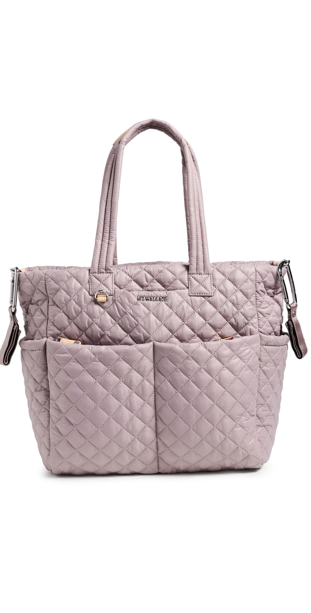 MZ Wallace Metro Quilted Diaper Tote Bag Quail