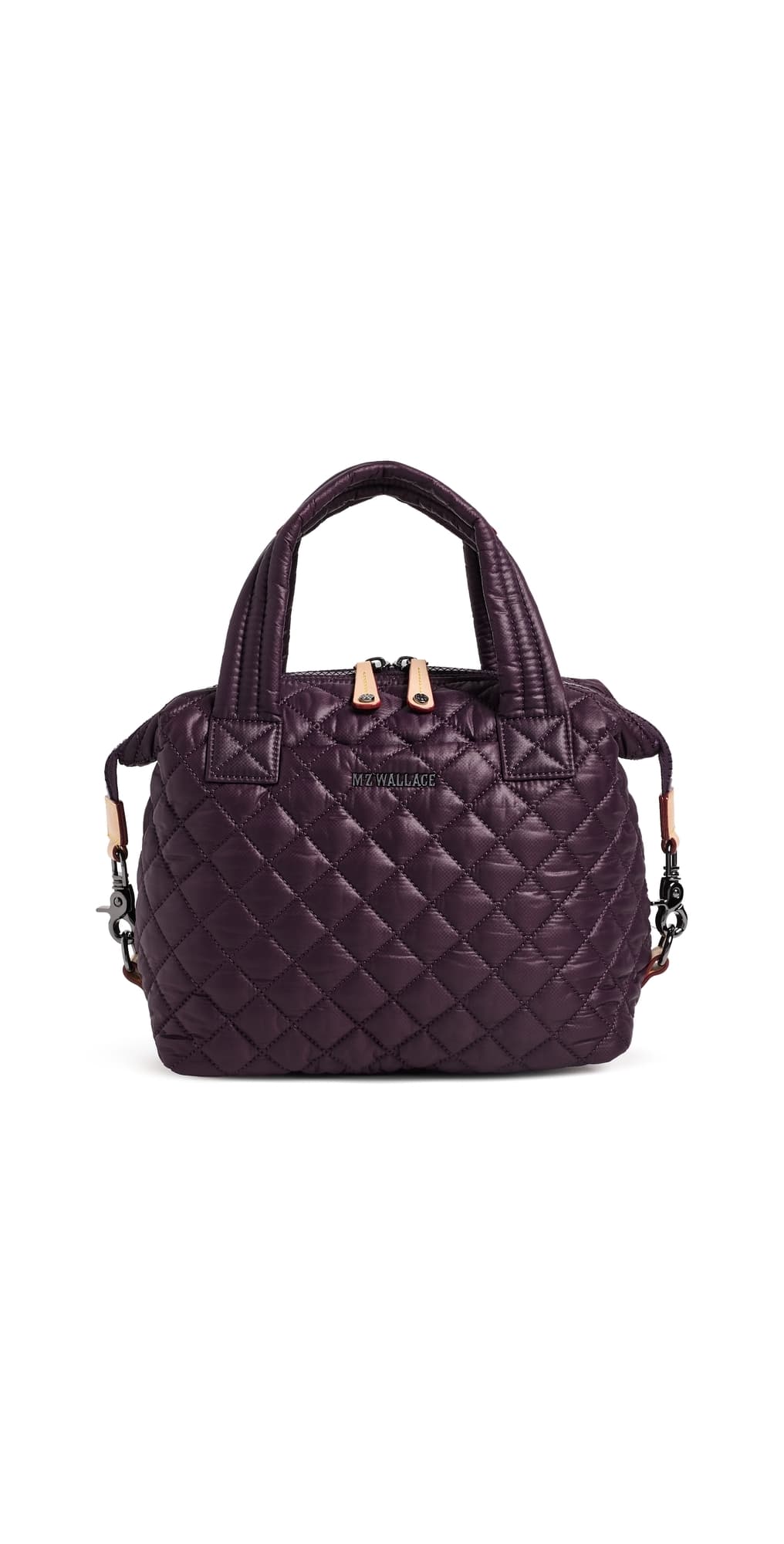 MZ Wallace Small Sutton Deluxe Handbag Raisin · One Size