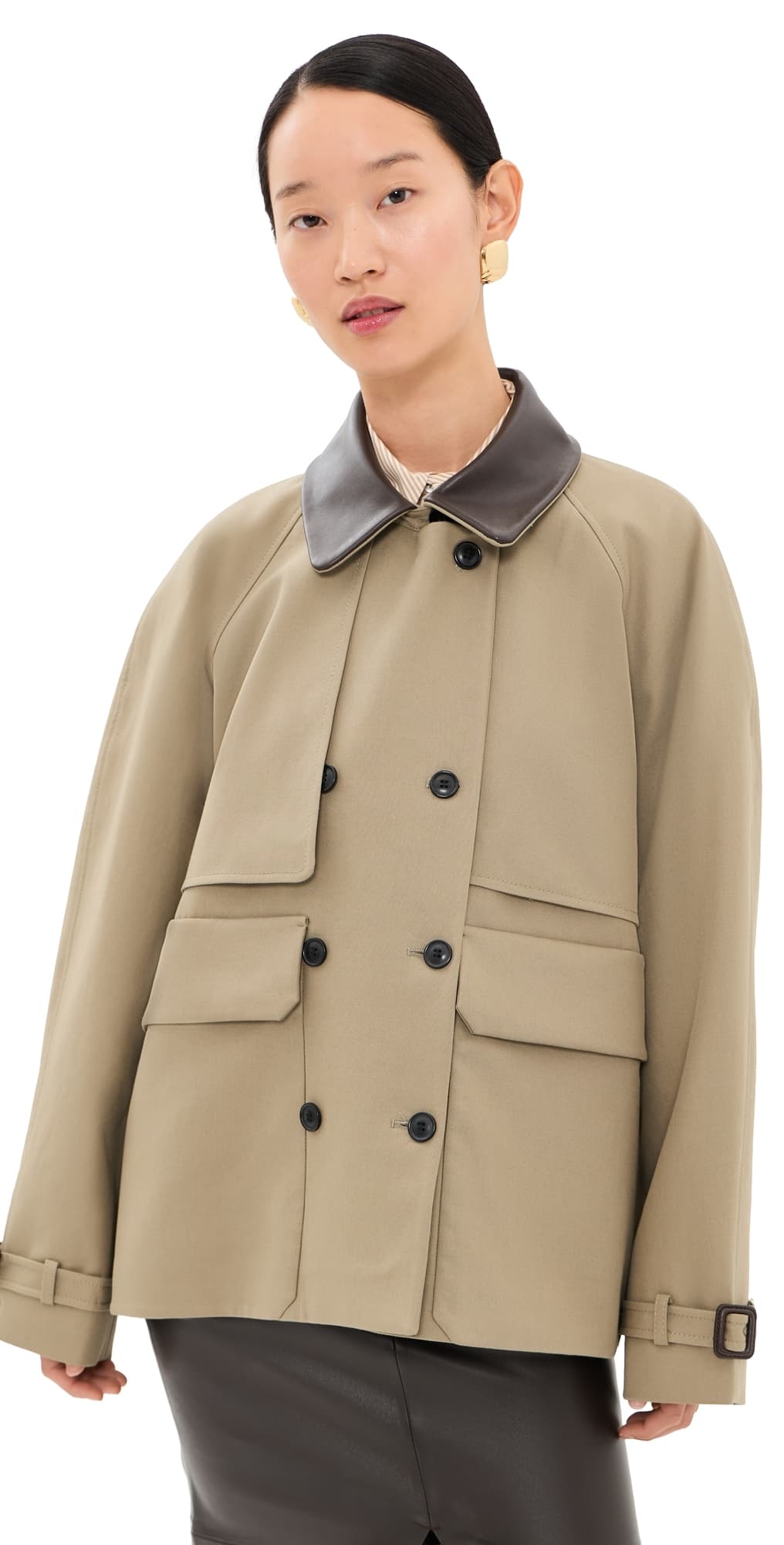 Nackiye Power Ballad Short Jacket Sand