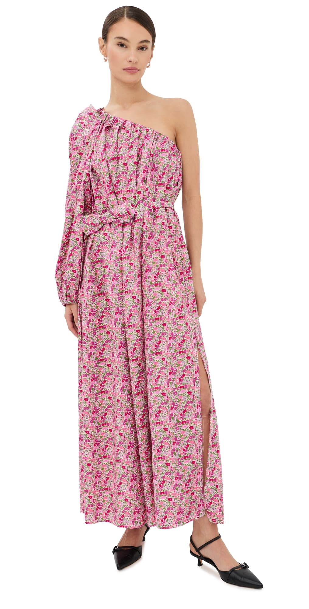 Nackiye Antiparos Dress Pink Explosion