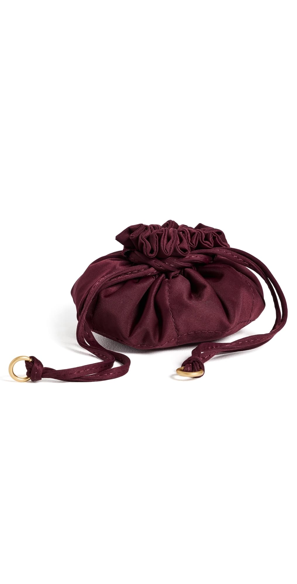 NAGHEDI Lotus Jewelry Pouch Bordeaux