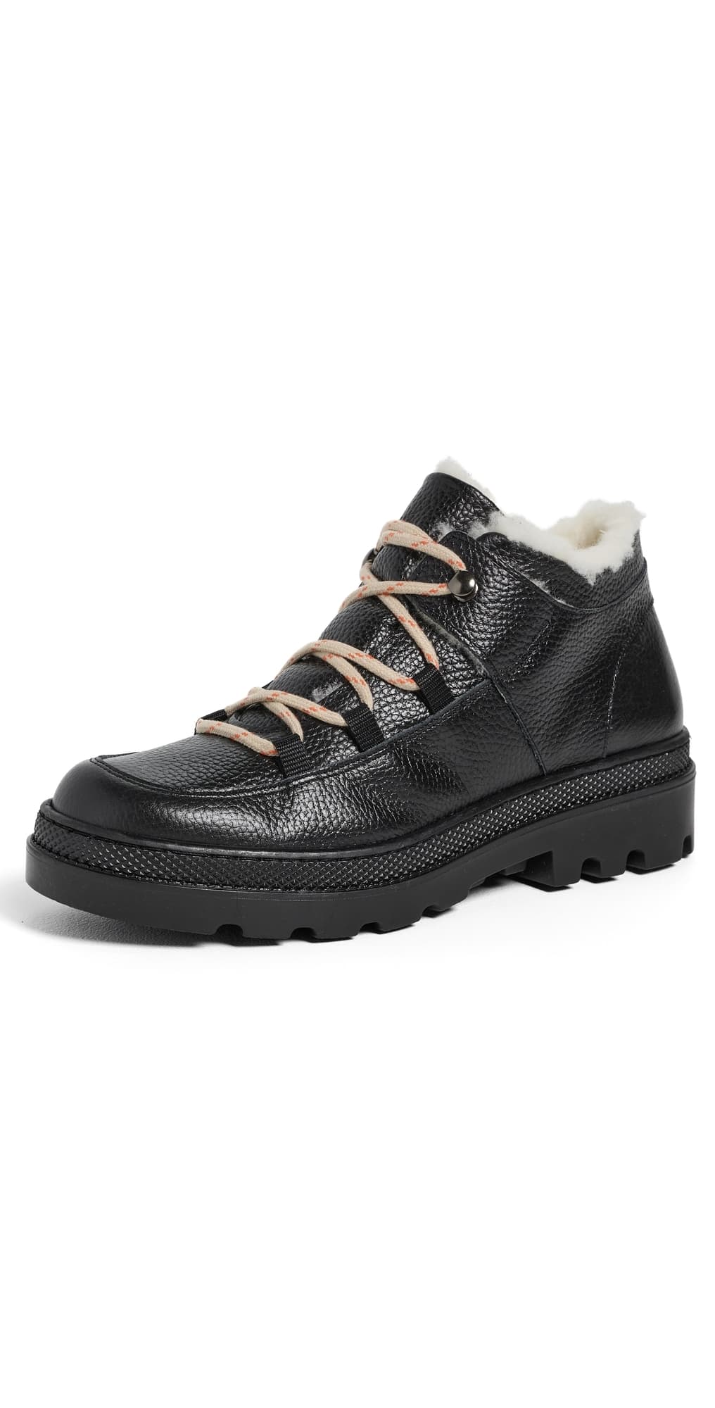 Naguisa Abra Sherpa Hiker Boots Total Black