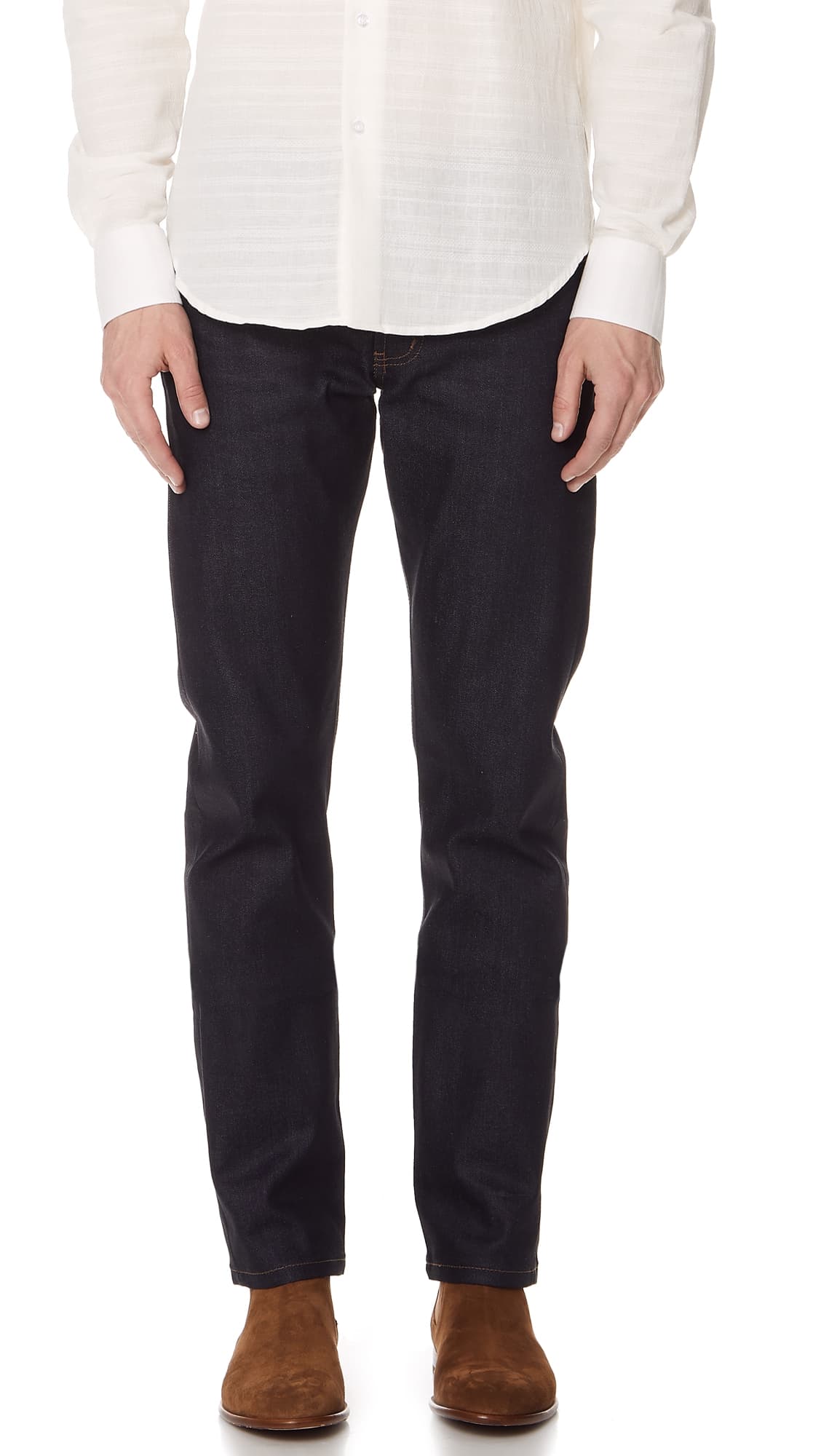 Naked & Famous Denim Weird Guy - Nightshade Stretch Selvedge Jeans Nightshade