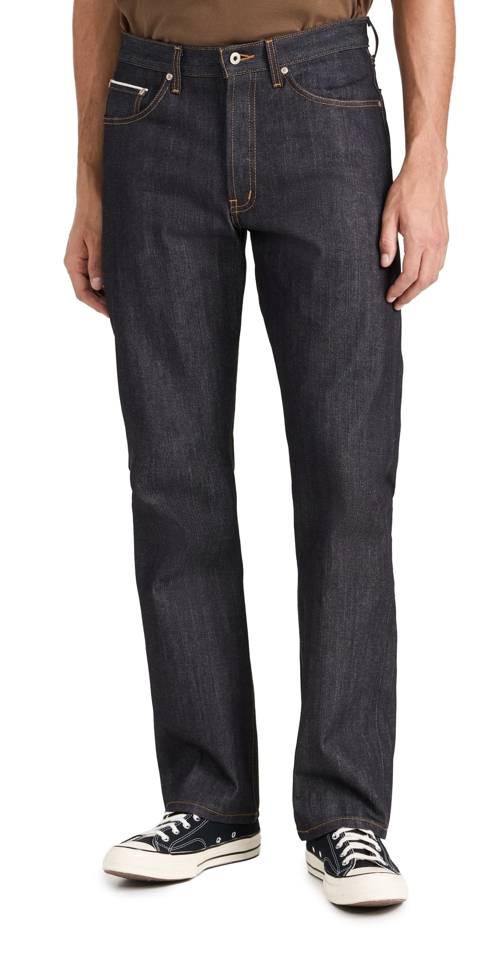 Naked & Famous Denim True Guy Left Hand Twill Selvedge Jeans Indigo