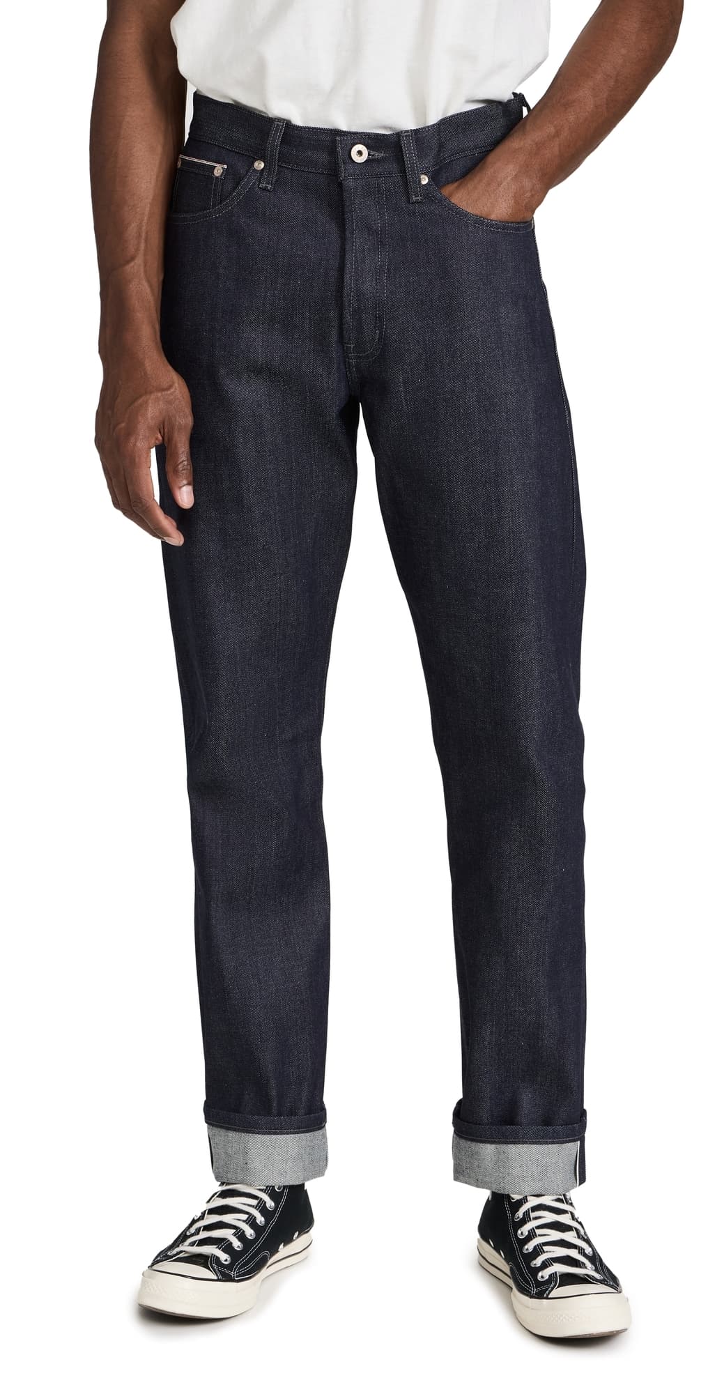Naked & Famous Denim True Guy Indigo Selvedge Jeans Indigo