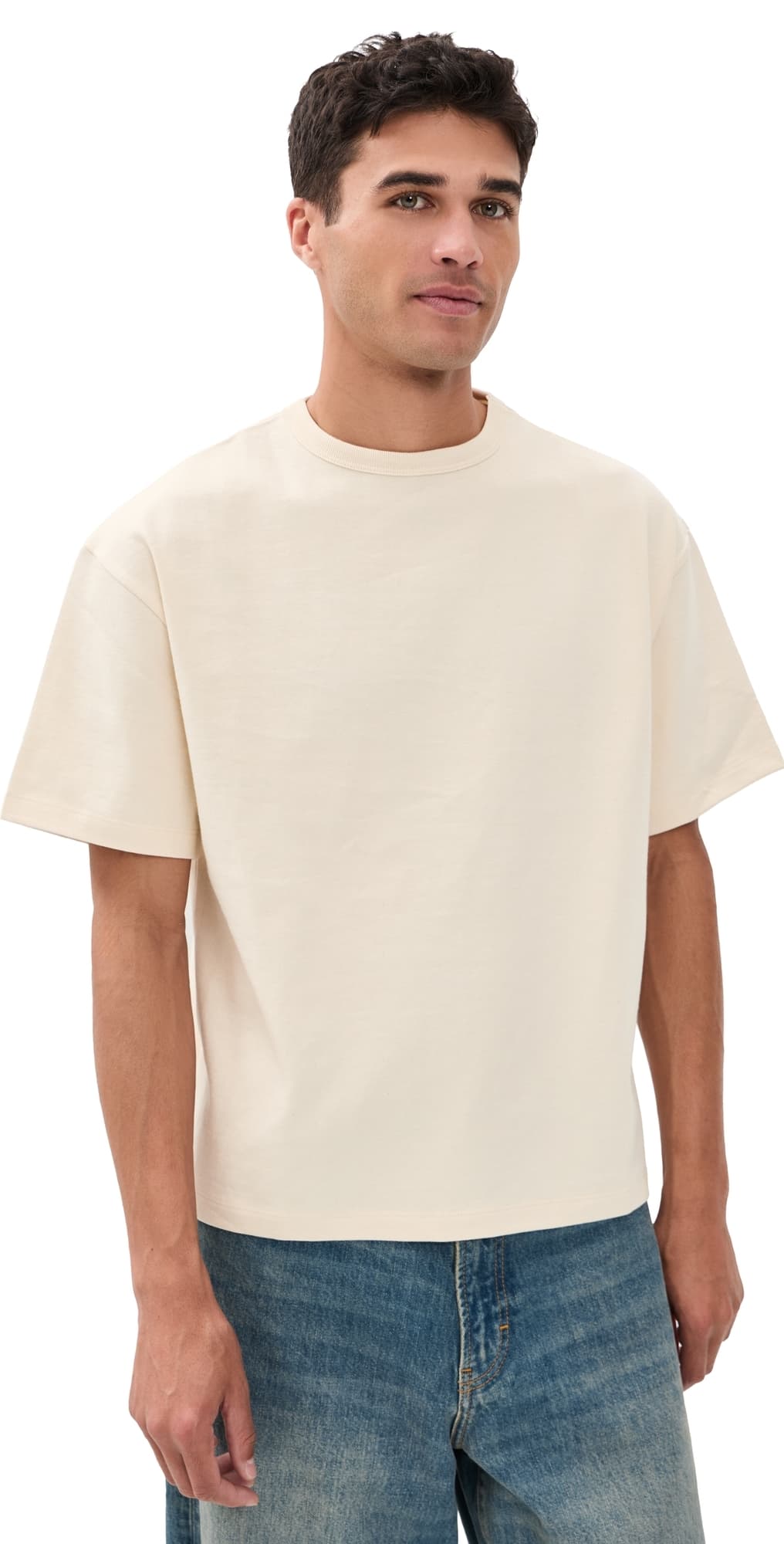 Naked & Famous Denim Strong Tee Natural