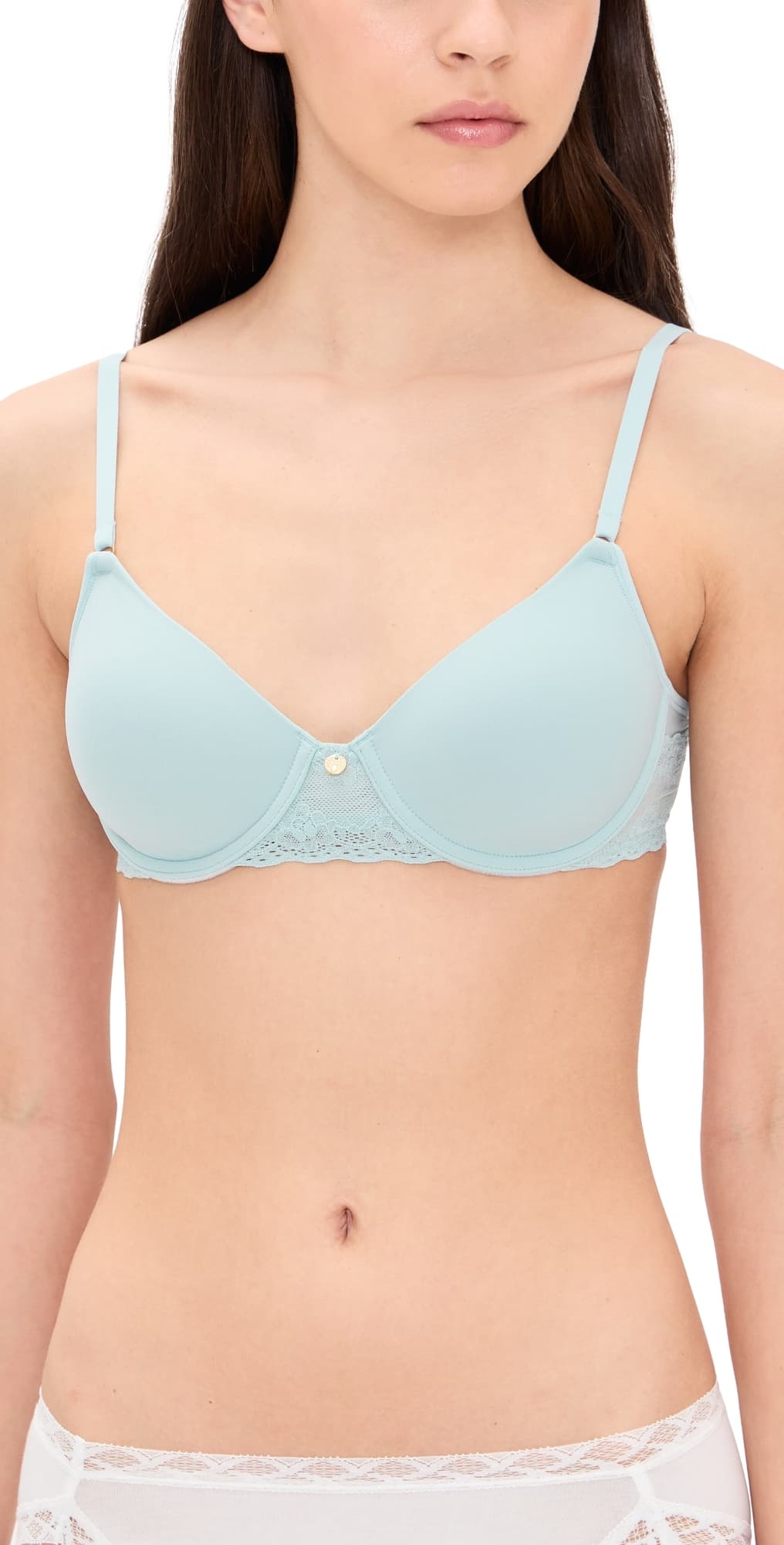 Natori Bliss Perfection Contour Underwire Bra Blue Meadow