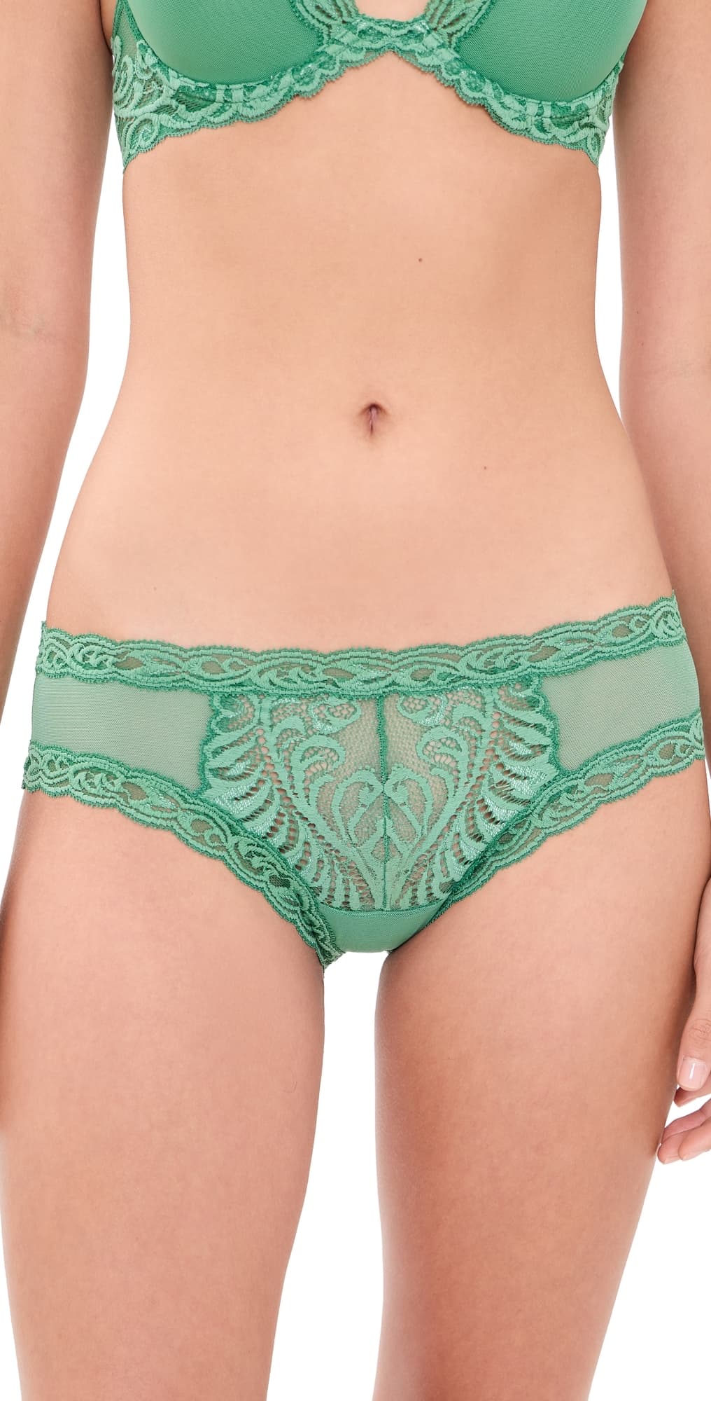 Natori Feathers Hipster Panties Frosty Spruce