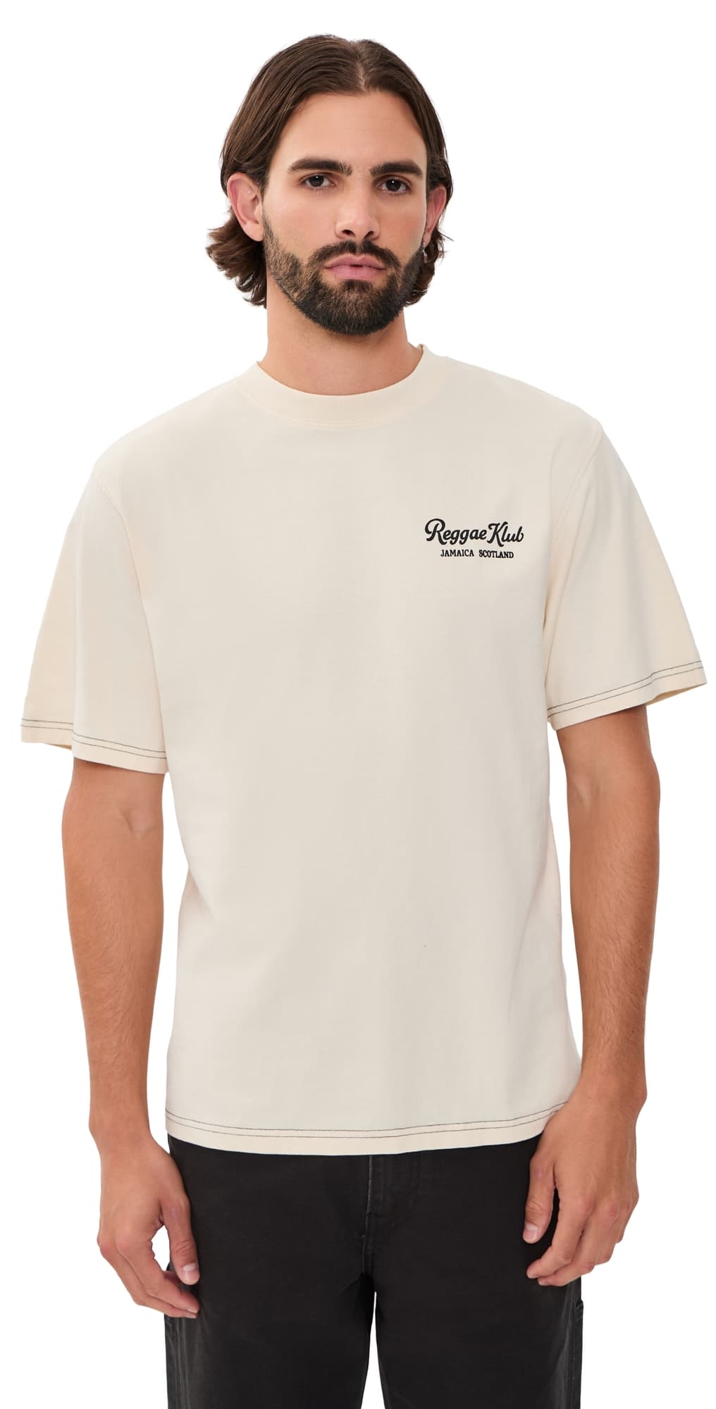 Nicholas Daley Lion Tee Rice White