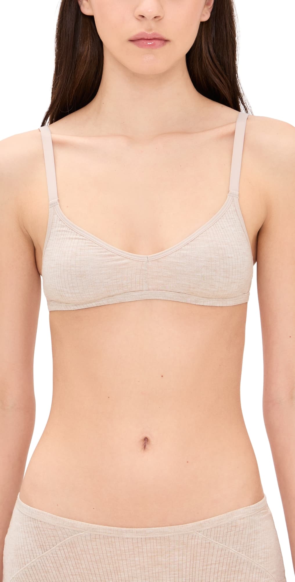 Negative Whipped Non-Wire Bra Sand