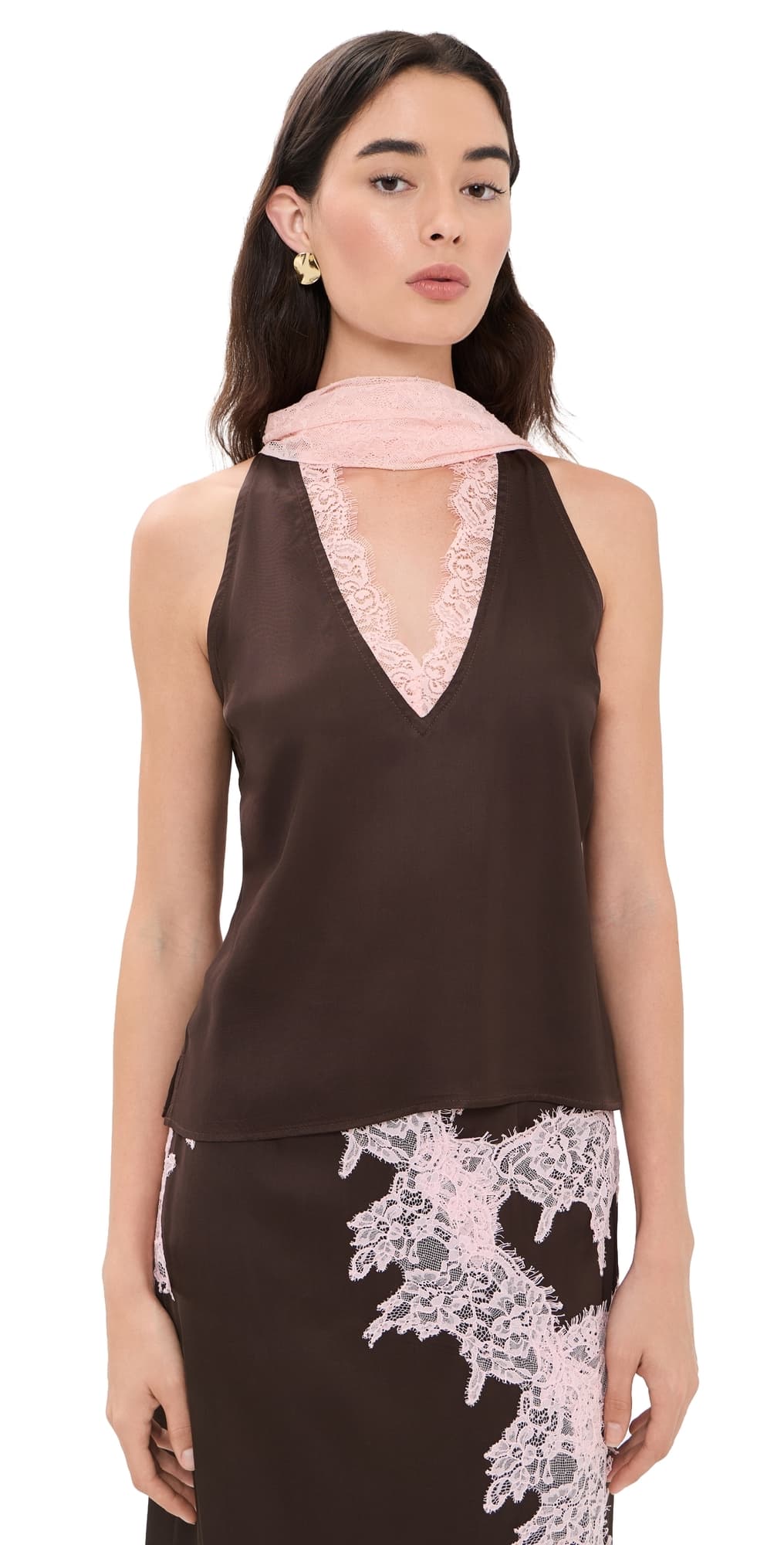 Never Fully Dressed Lily Top Brown