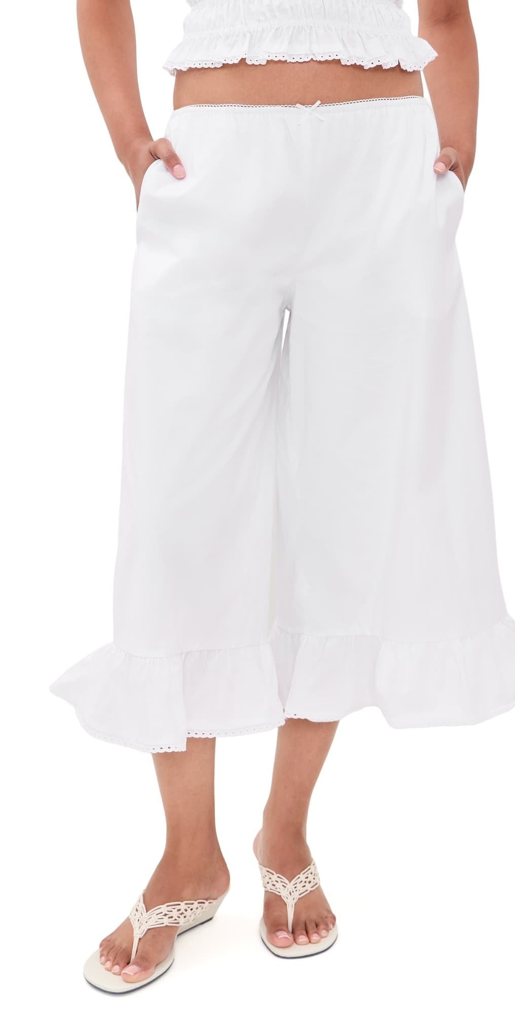 NIA Viento Pants White