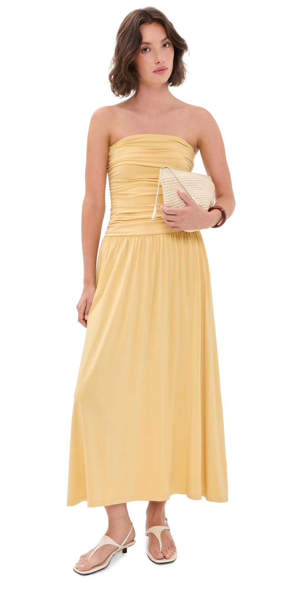 NIA Santal Maxi Dress Maize