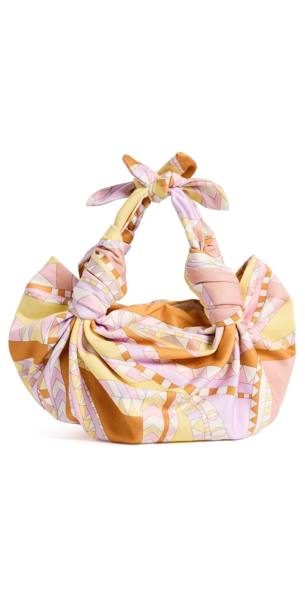 NLA Collection Orange Chevron Knot Bag Orange Chevron · One Size