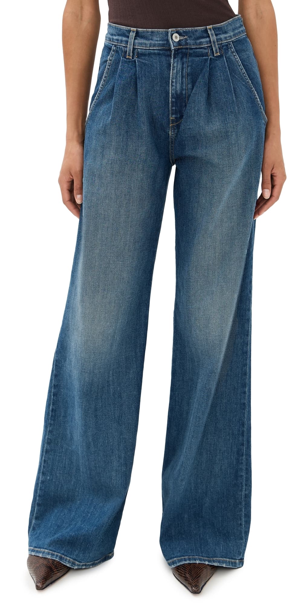 Nili Lotan Flora Trouser Jeans Classic Wash