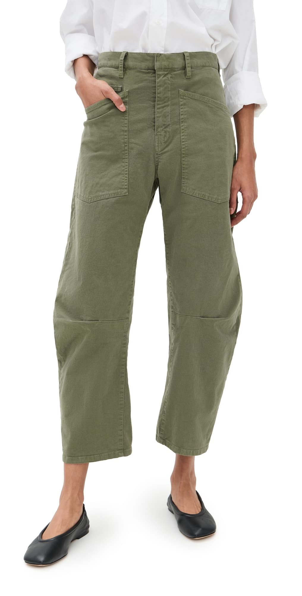 Nili Lotan Shon Twill Pants Camo