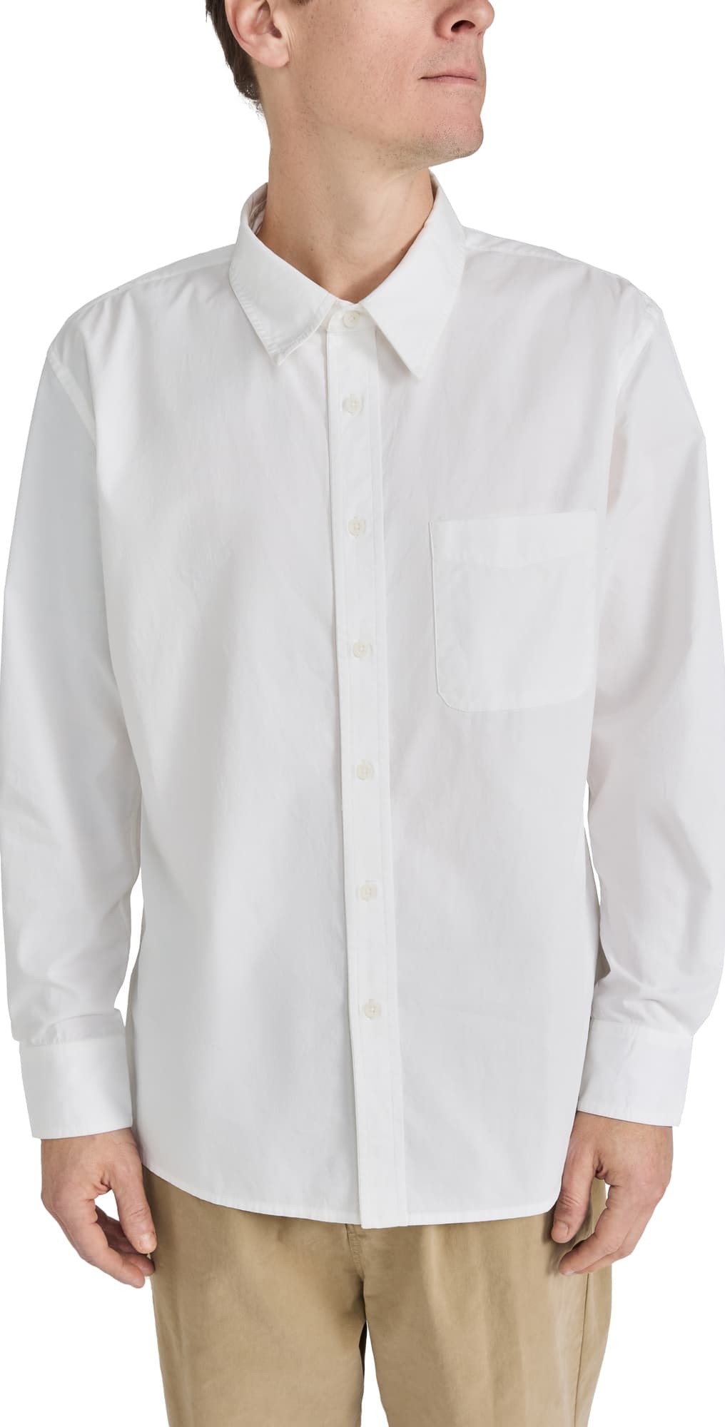 Nili Lotan Finn Shirt Ivory