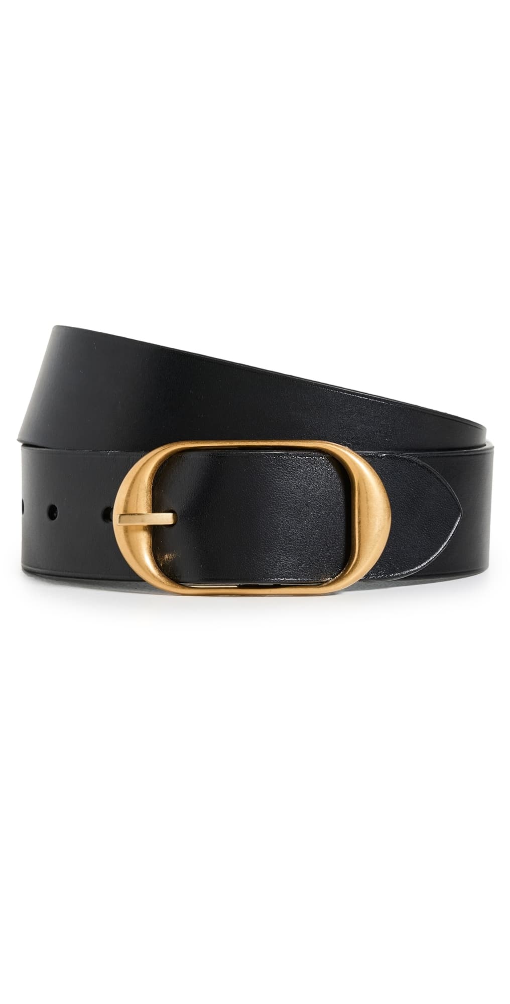 Nili Lotan Nili Belt Black/Antique Brass