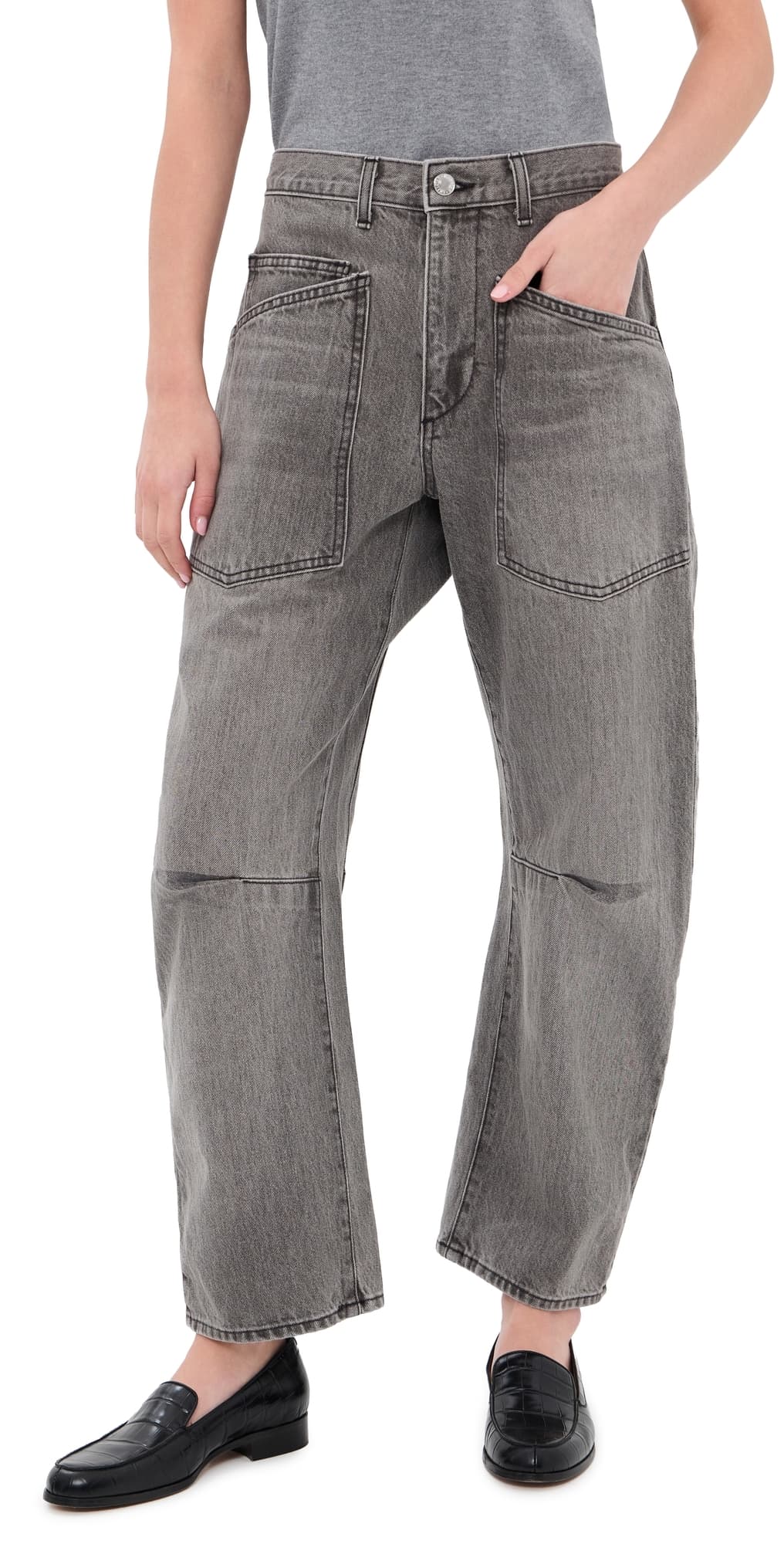 Nili Lotan Shon Jeans Ash Grey Wash