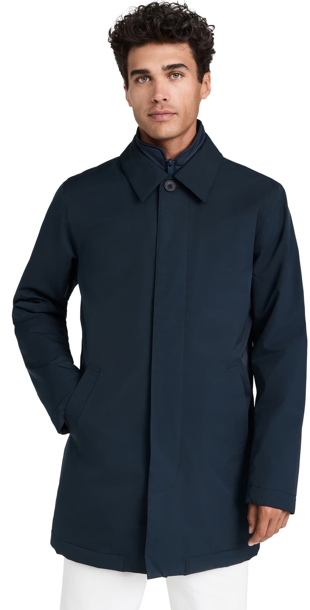NN07 Blake Coat Navy Blue