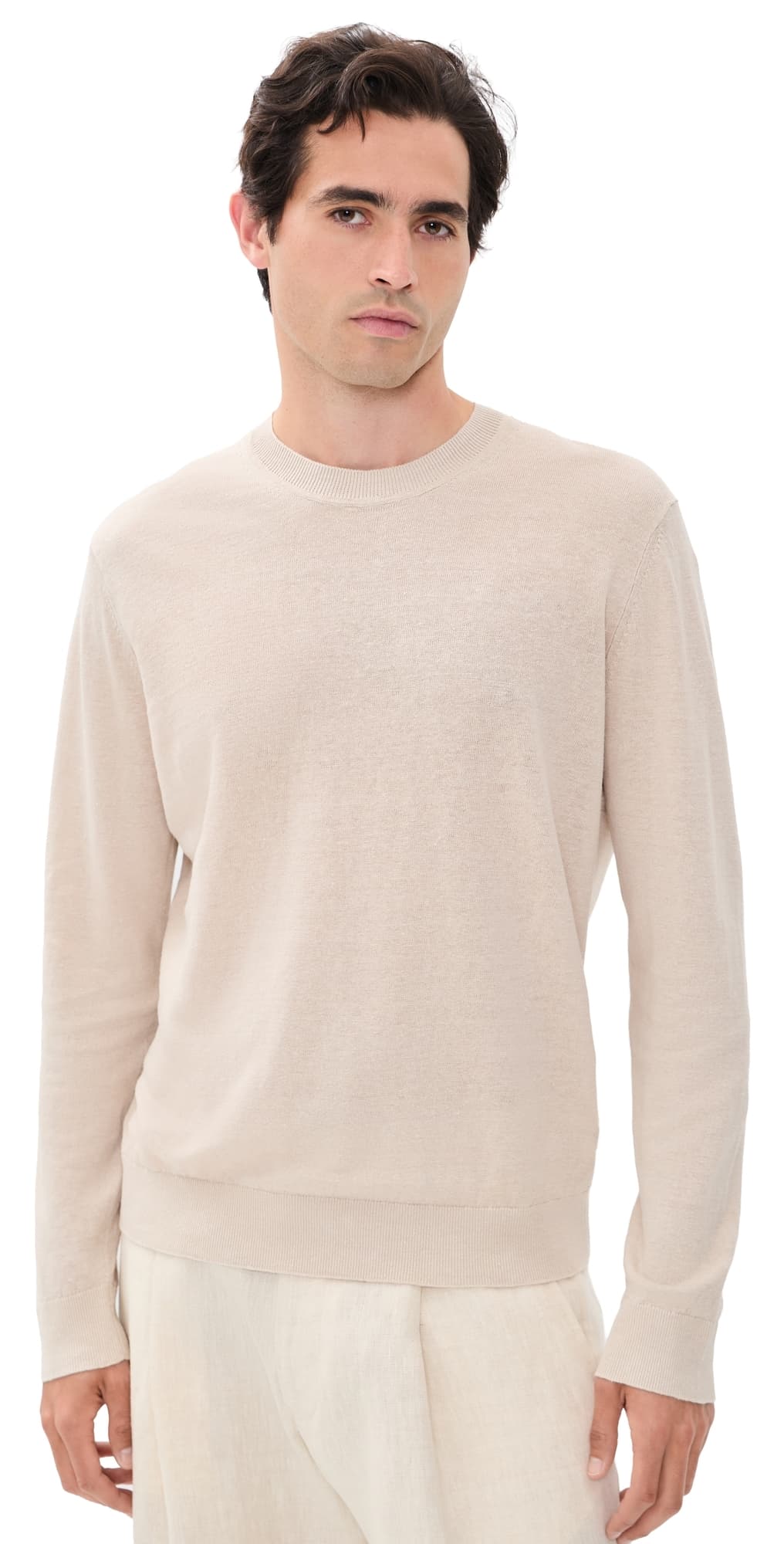 NN07 Ten Linen Sweater Oat