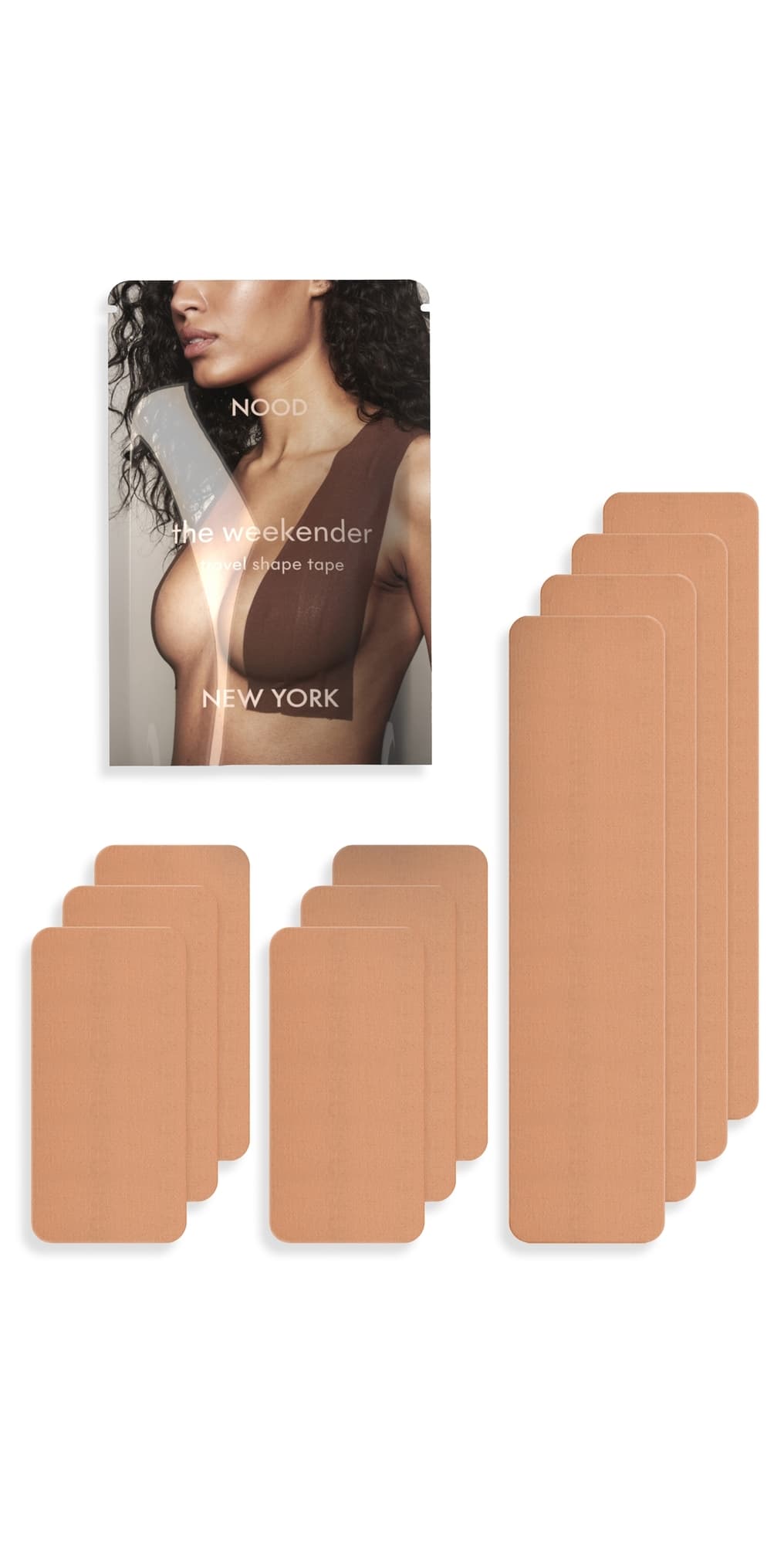 NOOD New York The Weekender Travel Shape Tape No. 5 Soft Tan