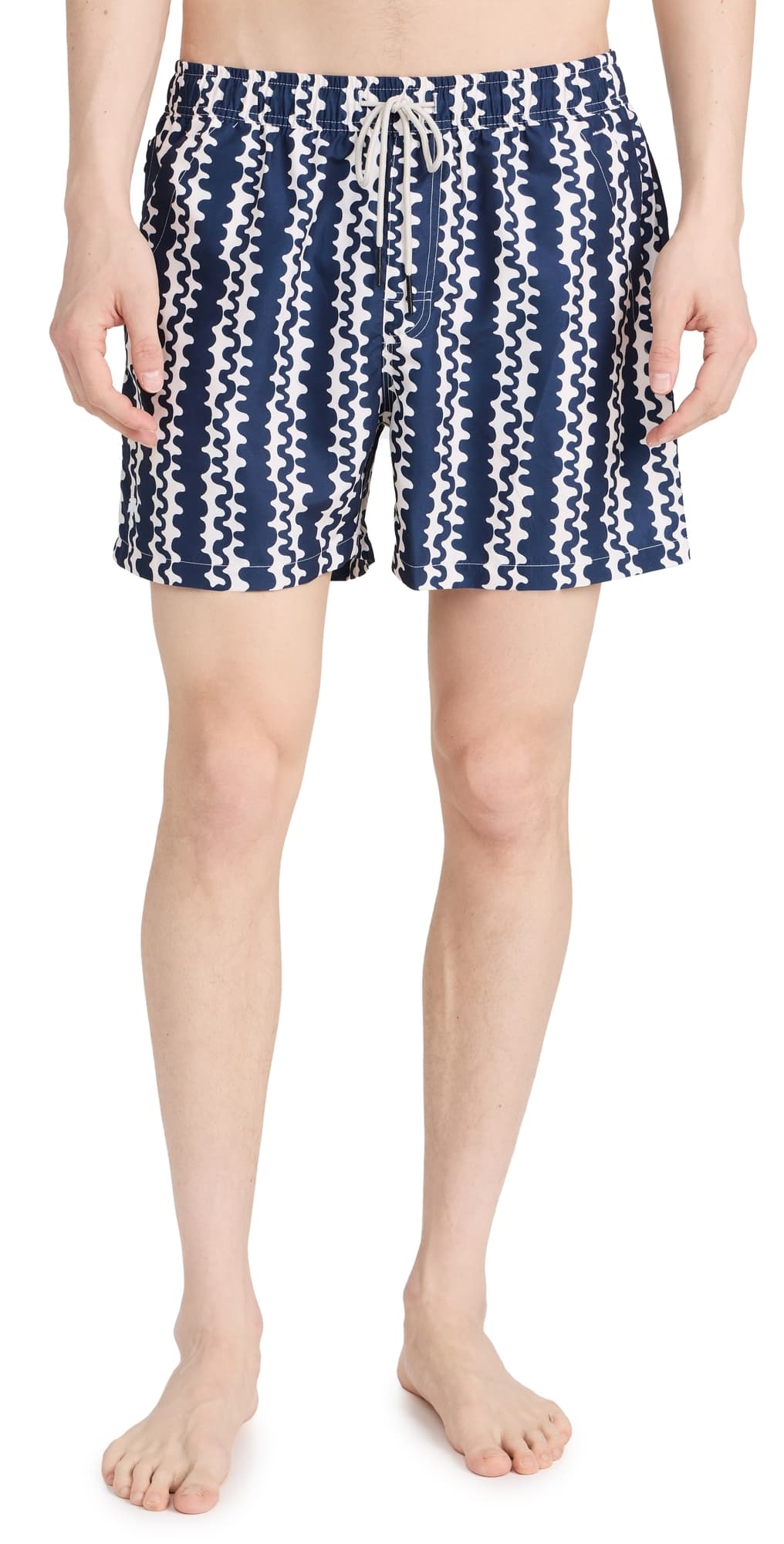 OAS Blue Scribble Swim Shorts 5 Blue