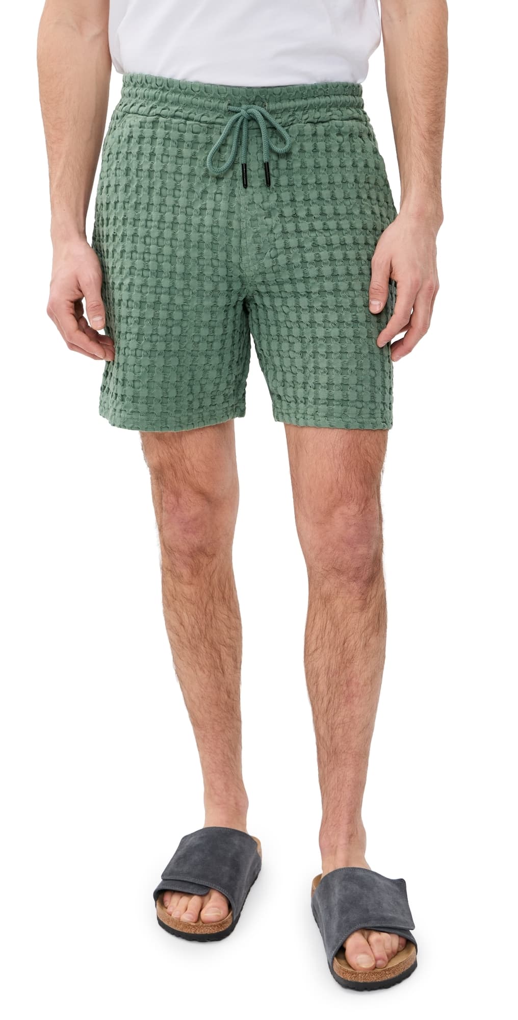 OAS Waffle Porto Shorts 7 Green