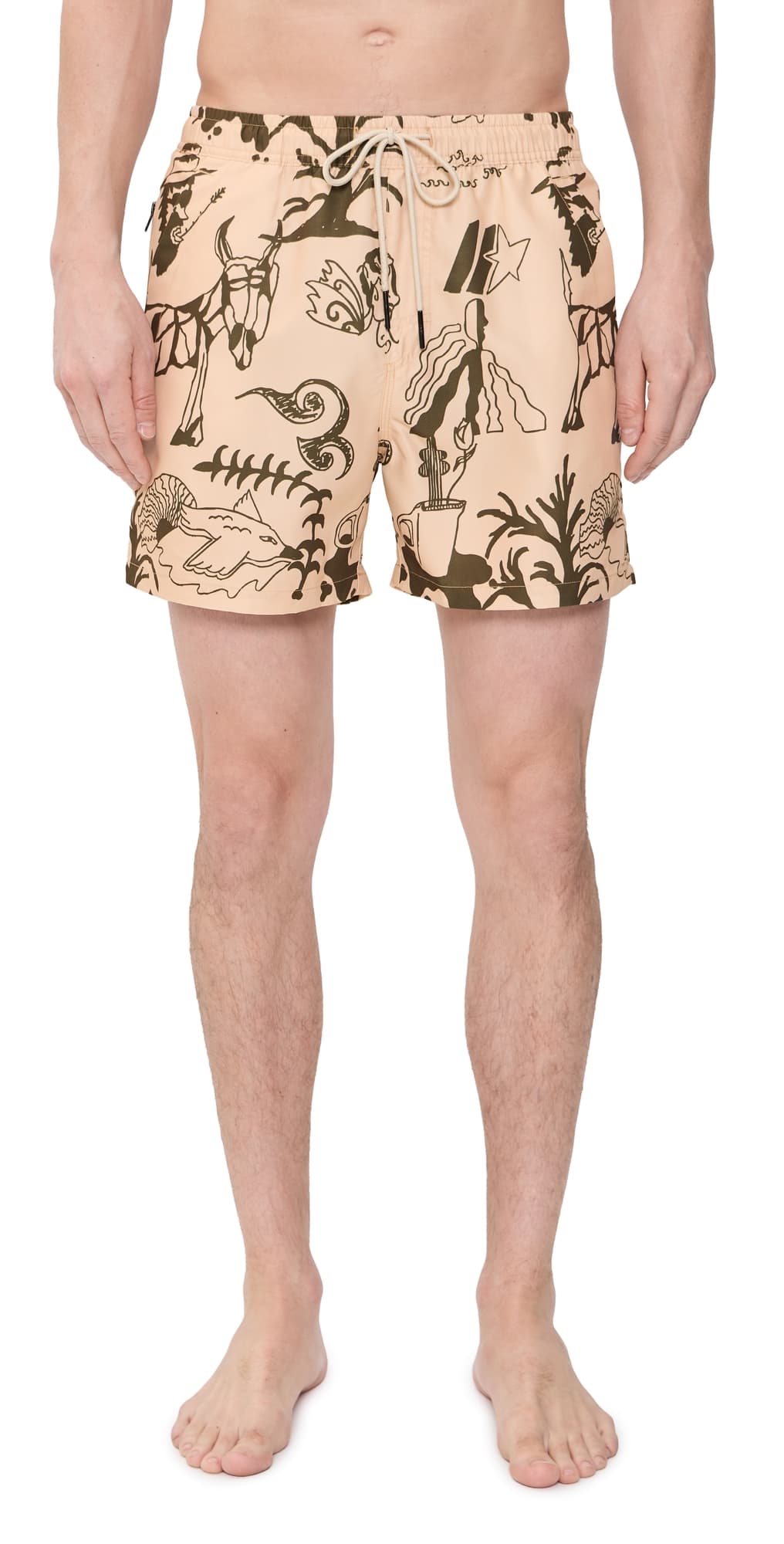 OAS Poplan Swim Shorts 5 Beige