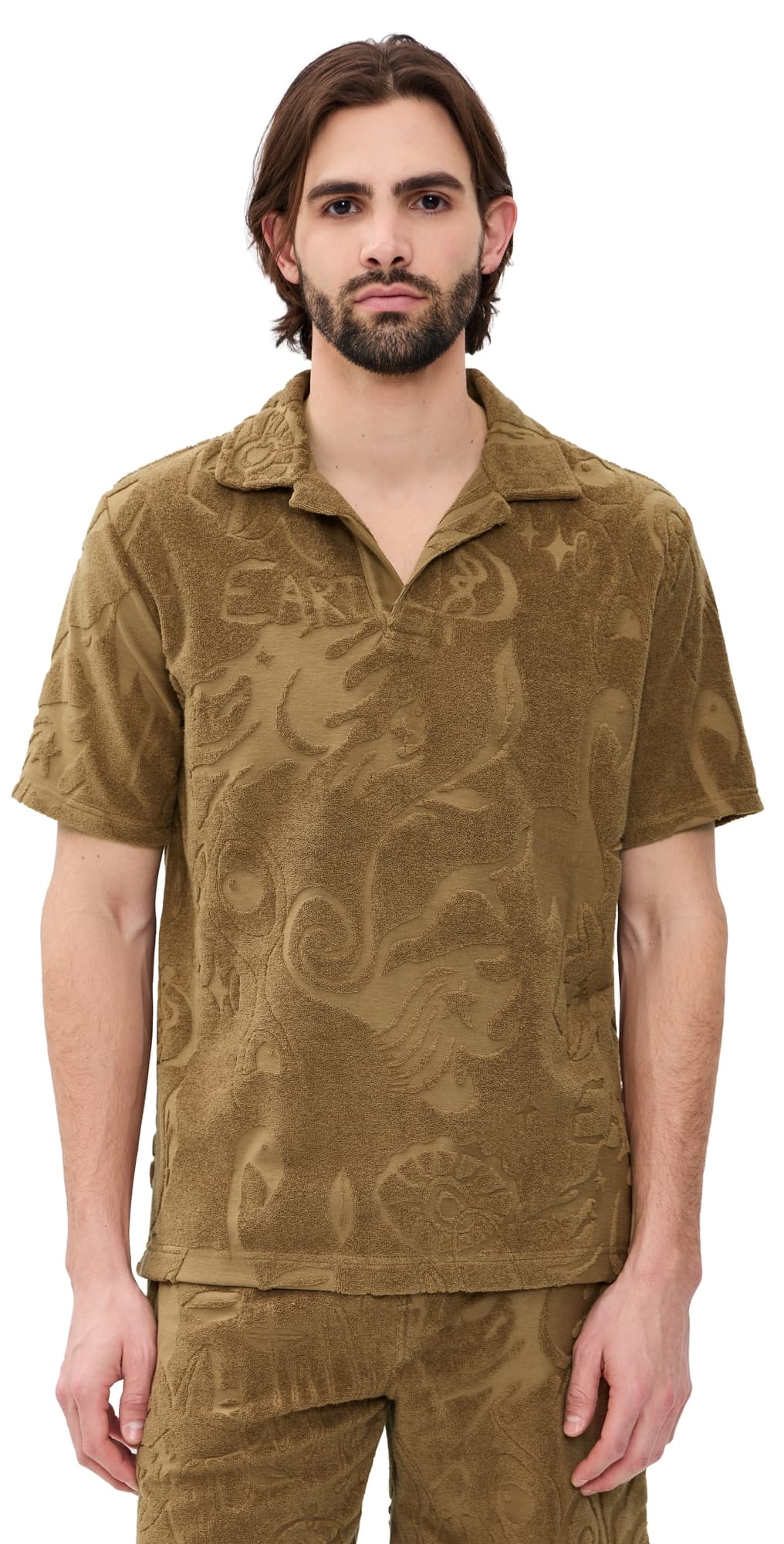 OAS Wendelo Polo Shirt Light Brown