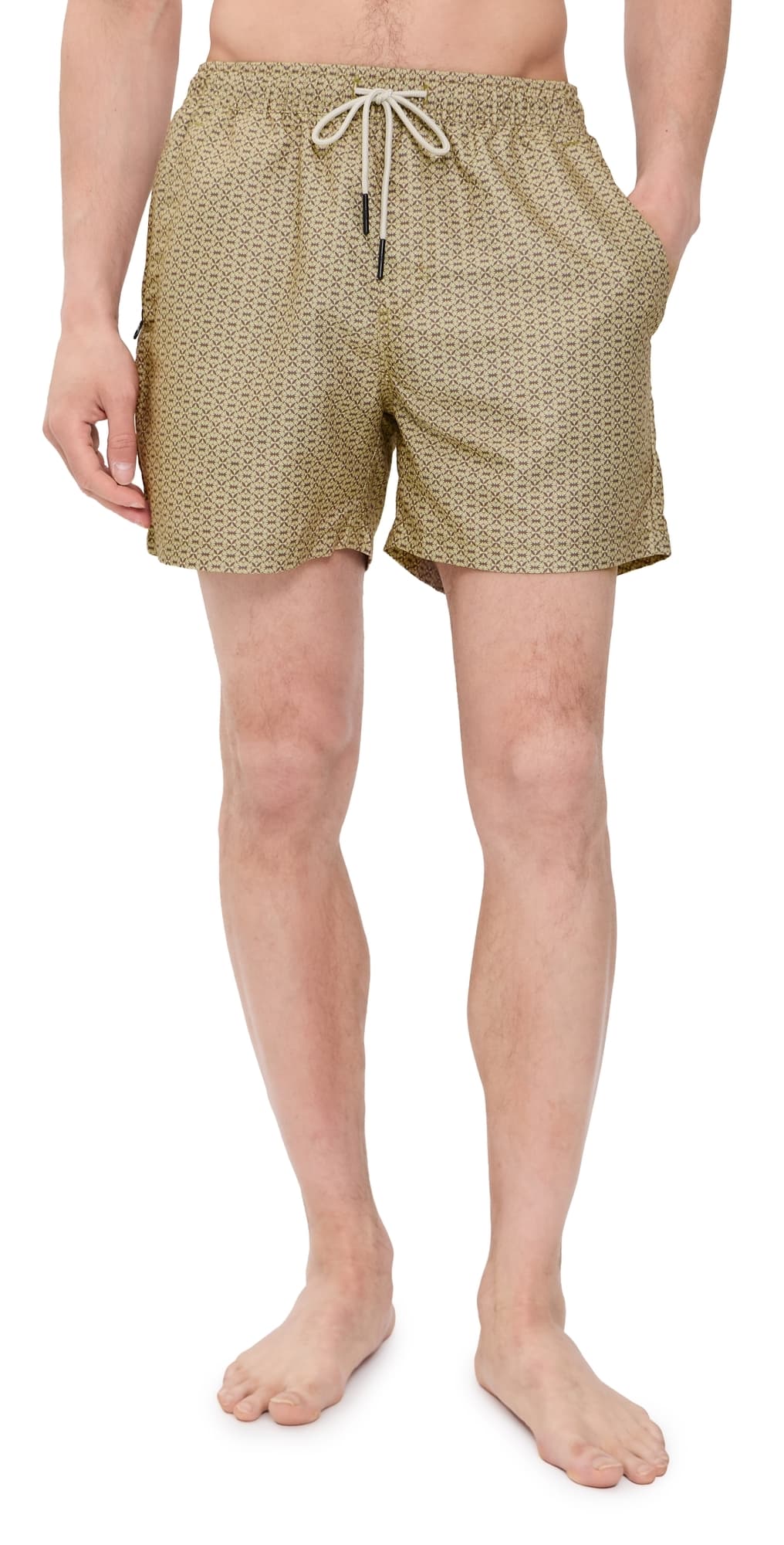 OAS Rinho Swim Shorts 4 Lt-Brown
