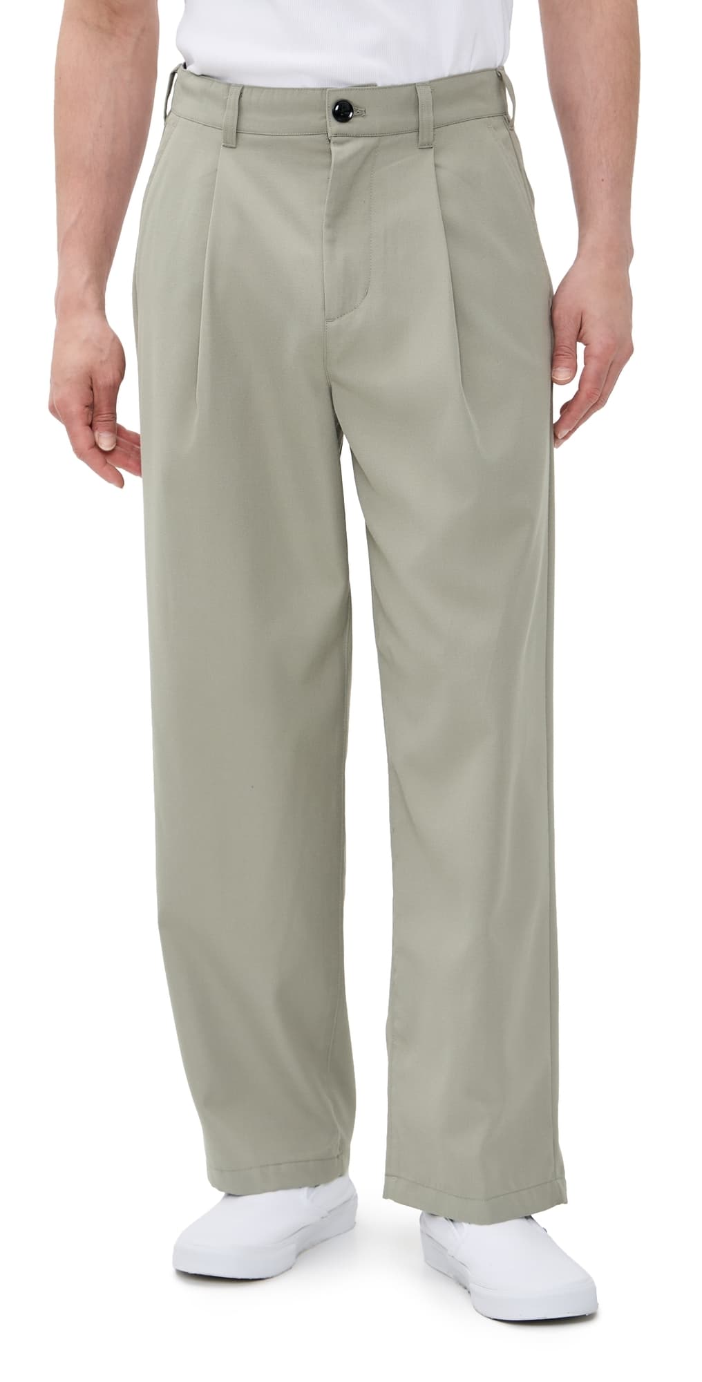 Obey Otis Pleated Pants Dried Sage