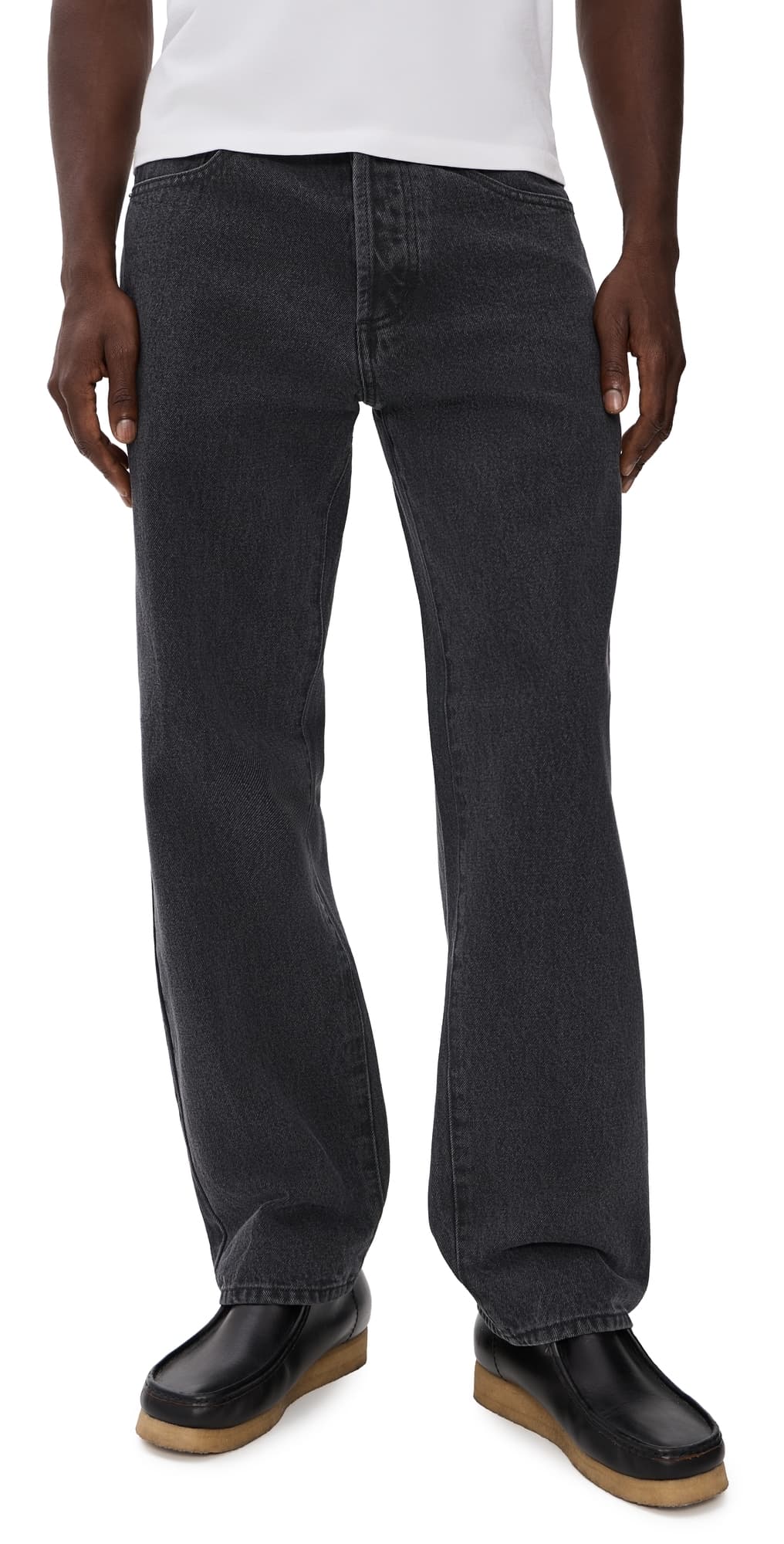 Obey Boxcar Straight Leg Jeans Faded Black