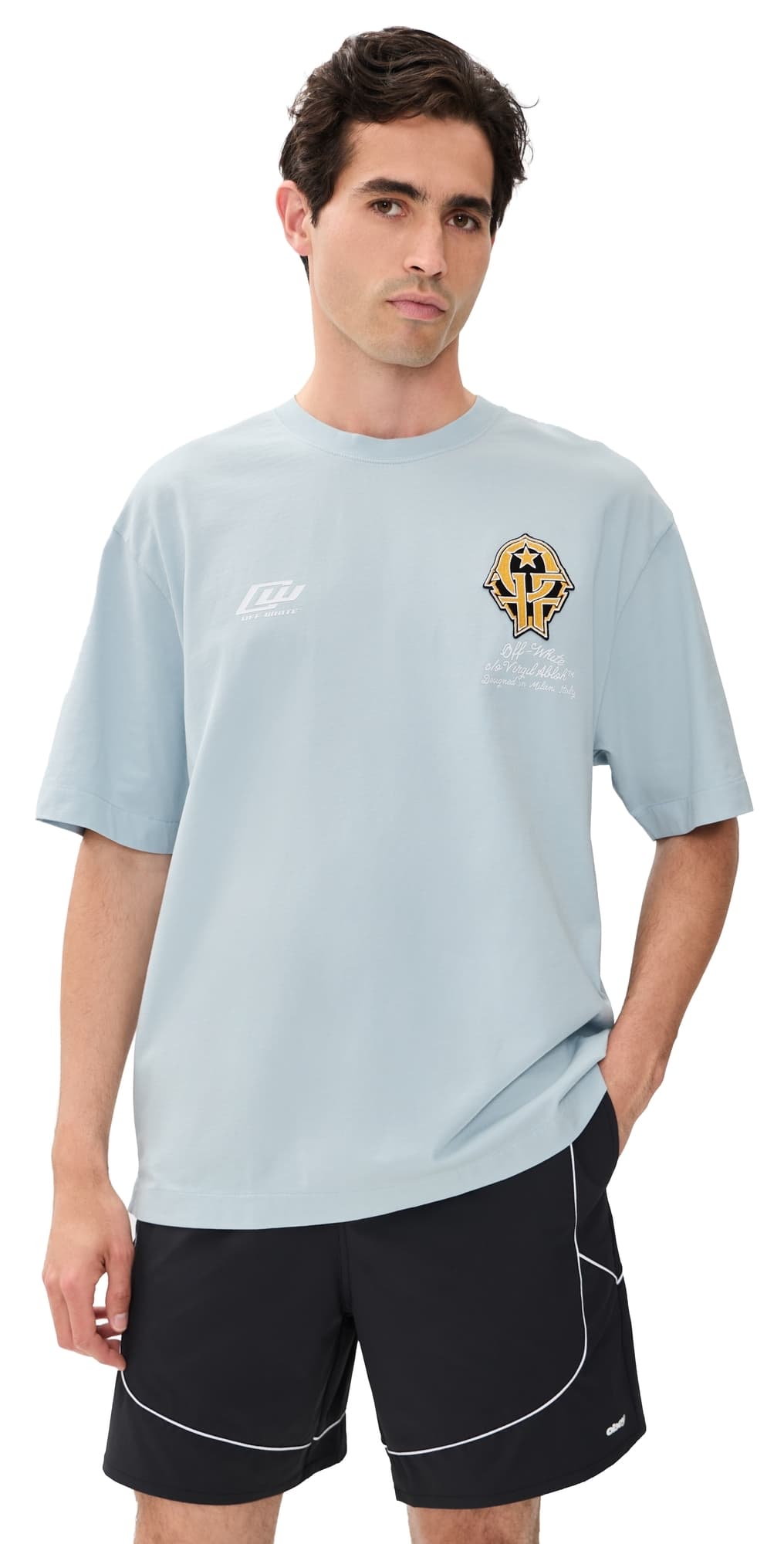 Off-White Offline Team Skate Tee Celestial Blue