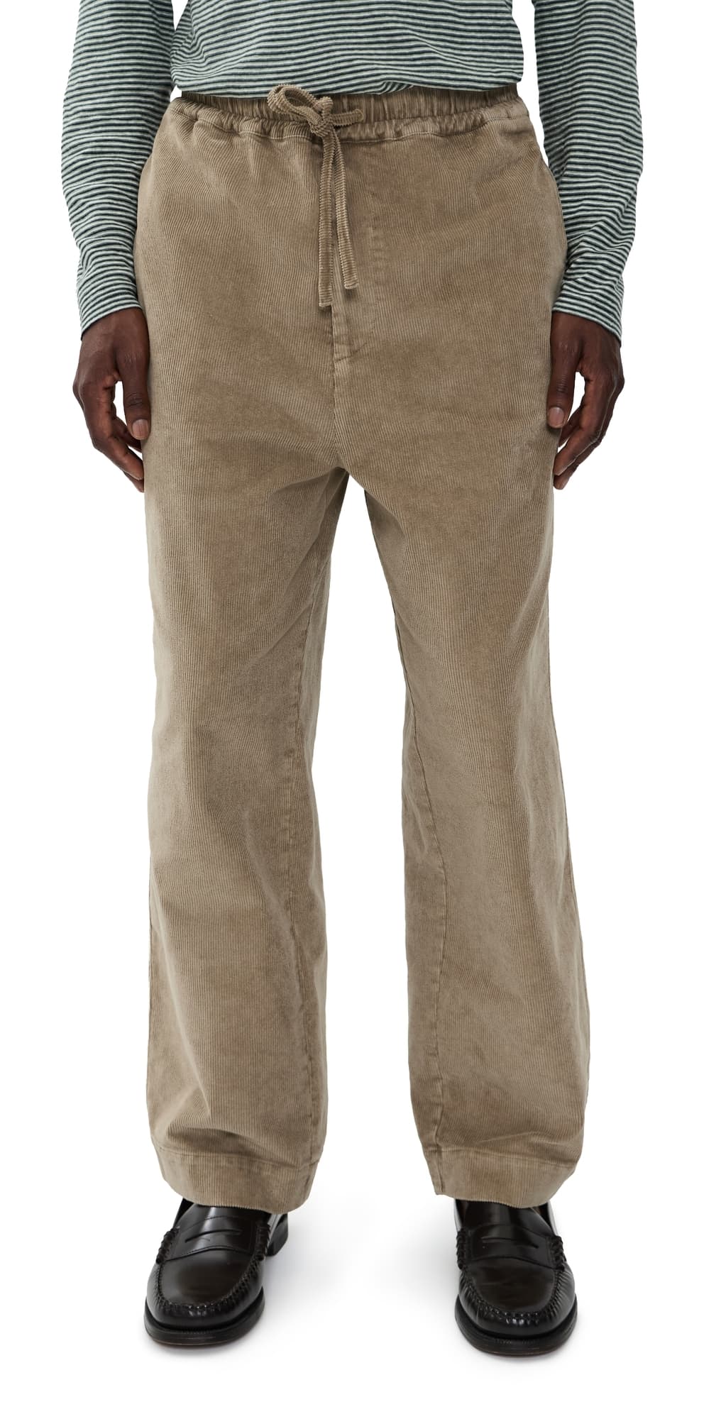 Officine Generale Fernand Washed Corduroy Pants Faded Ginger