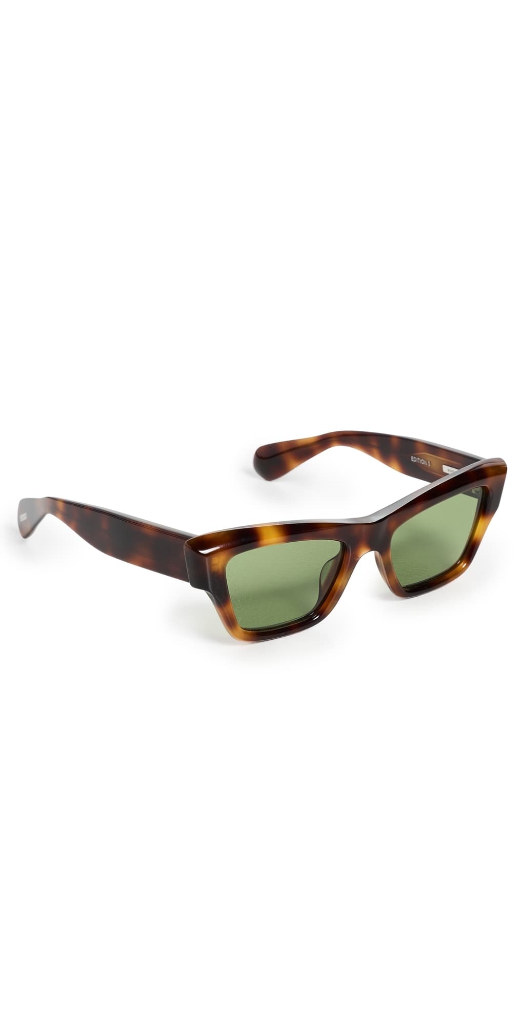 Oliver Peoples Eyewear The Oliver Peoples x Jil Sander Edition 3 Sunglasses Dark Mahogany/Green · One Size